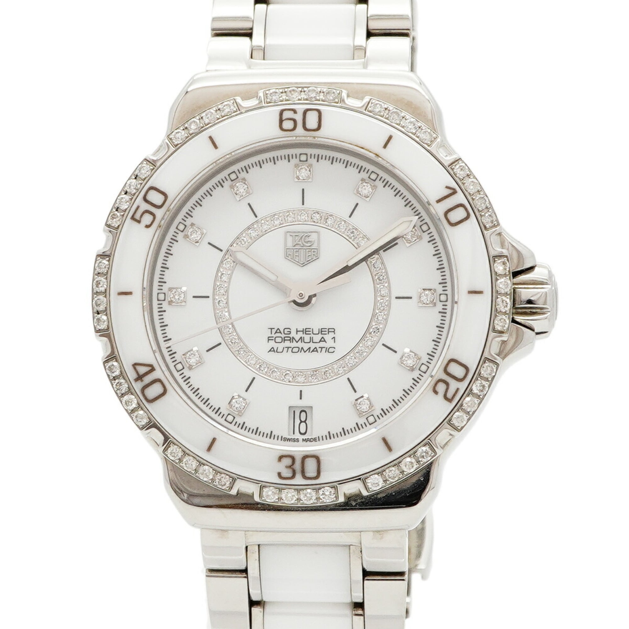 TAG Heuer Formula 1 WAU2213 White Dial Women\'s Watch