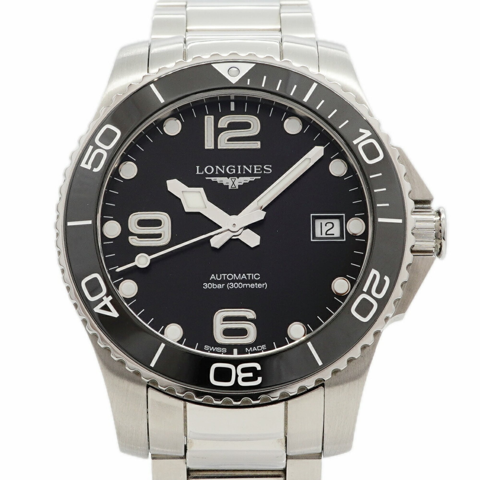 Longines HydroConquest L3.780.4 Black Dial Men\'s Watch