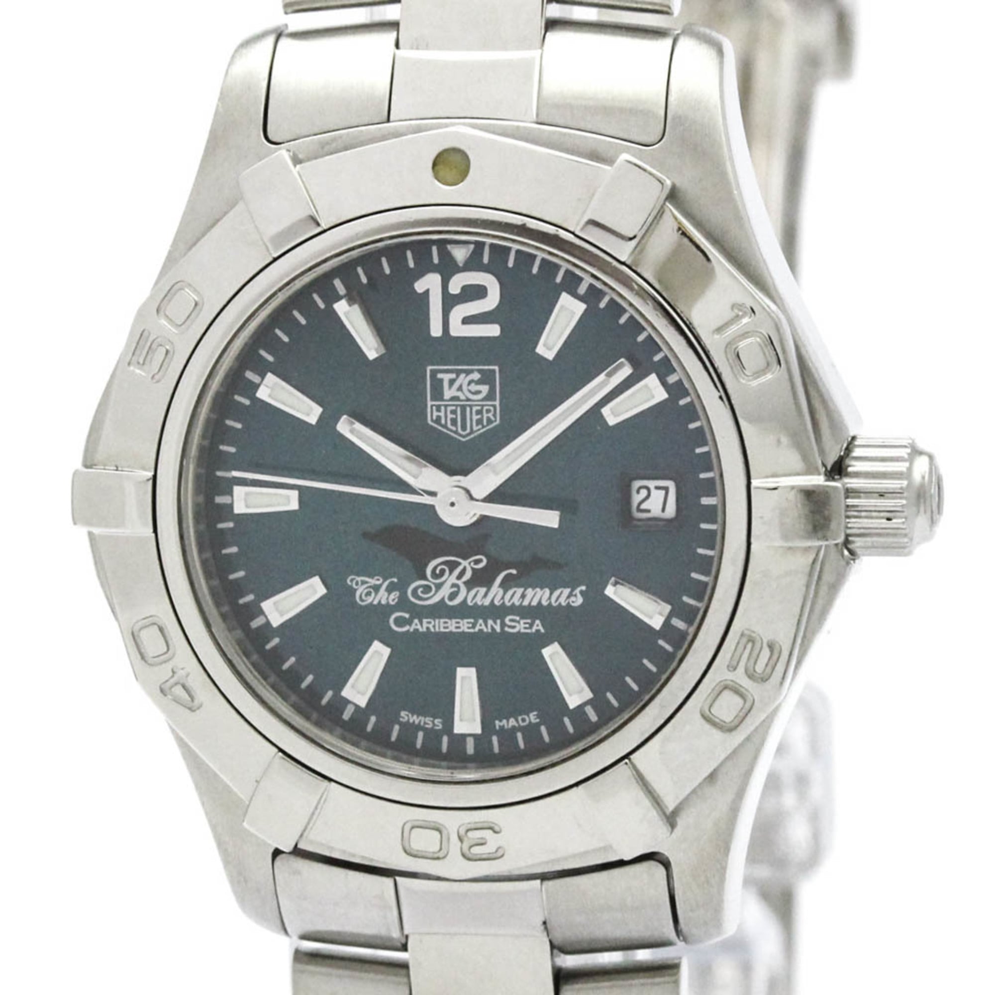 TAG HEUER Aquaracer Bahama Caribbean LTD Edition Watch WAF141R Polished