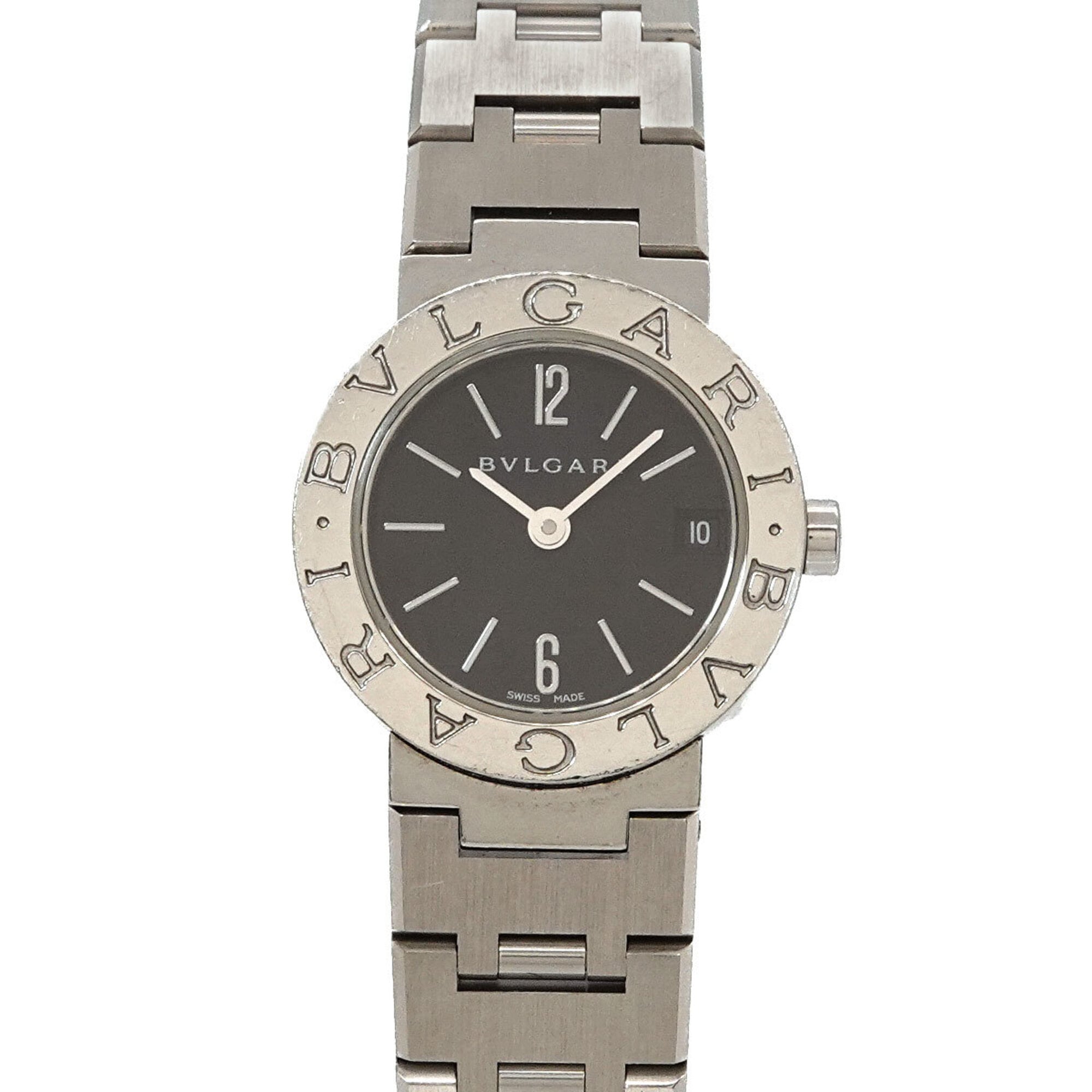BVLGARI BB23SS Women\'s Watch Date Black Quartz