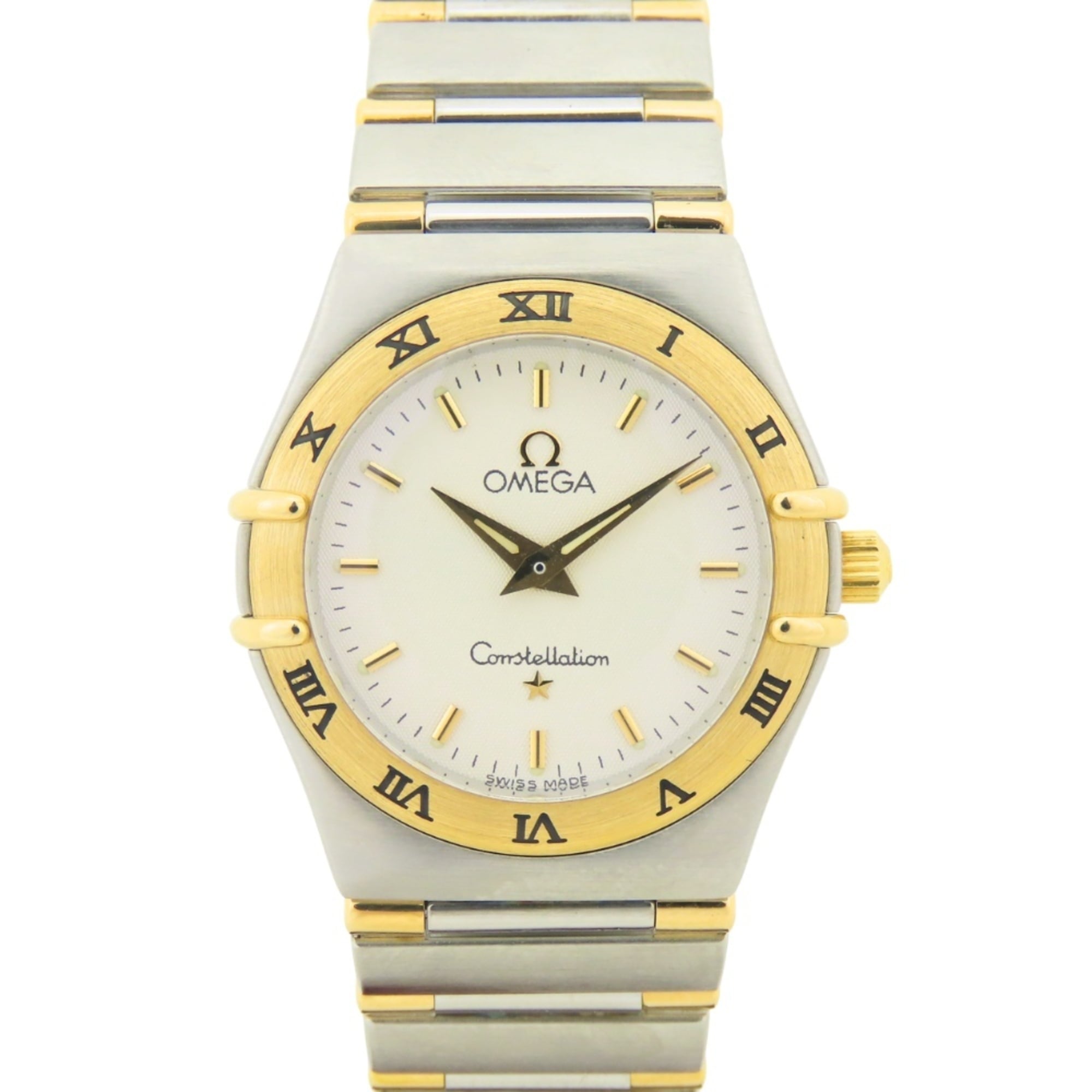 Omega Constellation 1372.70 SS K18YG Half Bar Ladies Watch OMEGA