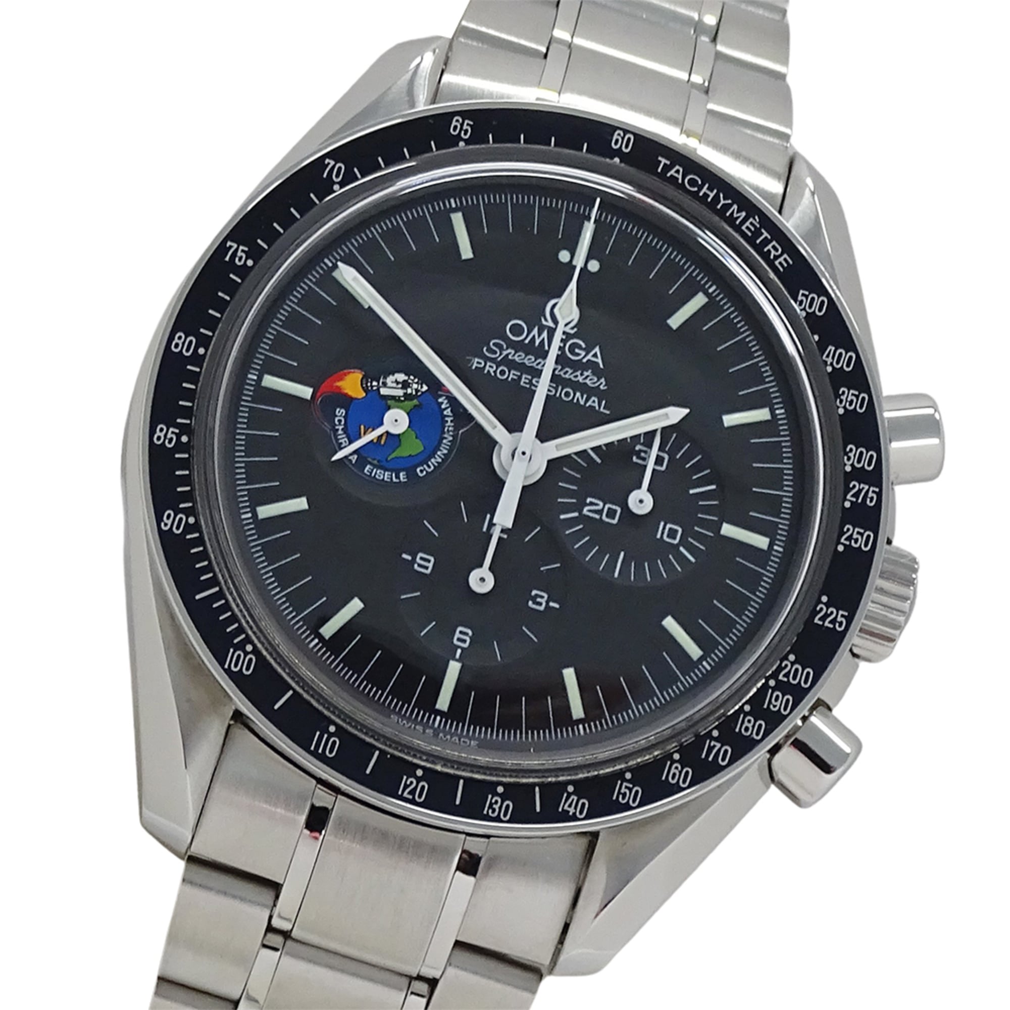 Omega Speedmaster 3597.11.00 Men\'s Watch, Brand: Missions Apollo Chronograph, Manual Winding, Stain