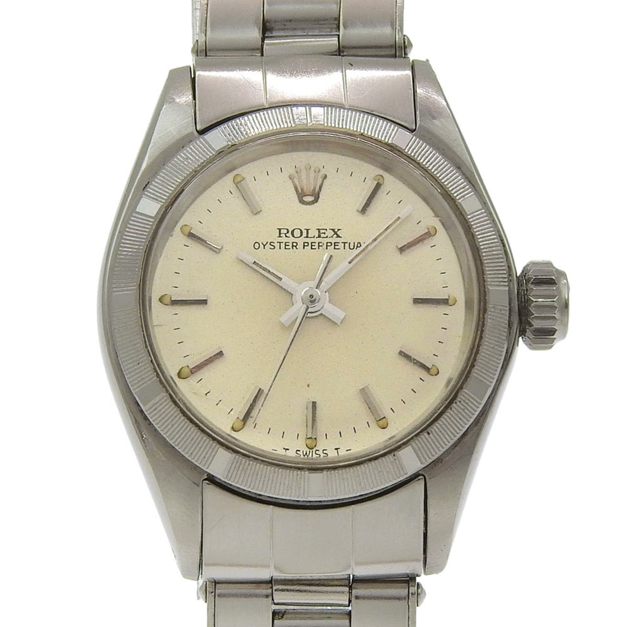 Rolex Oyster Perpetual Watch, caliber 1161 6618, stainless steel, 1965, automatic, analog display, s