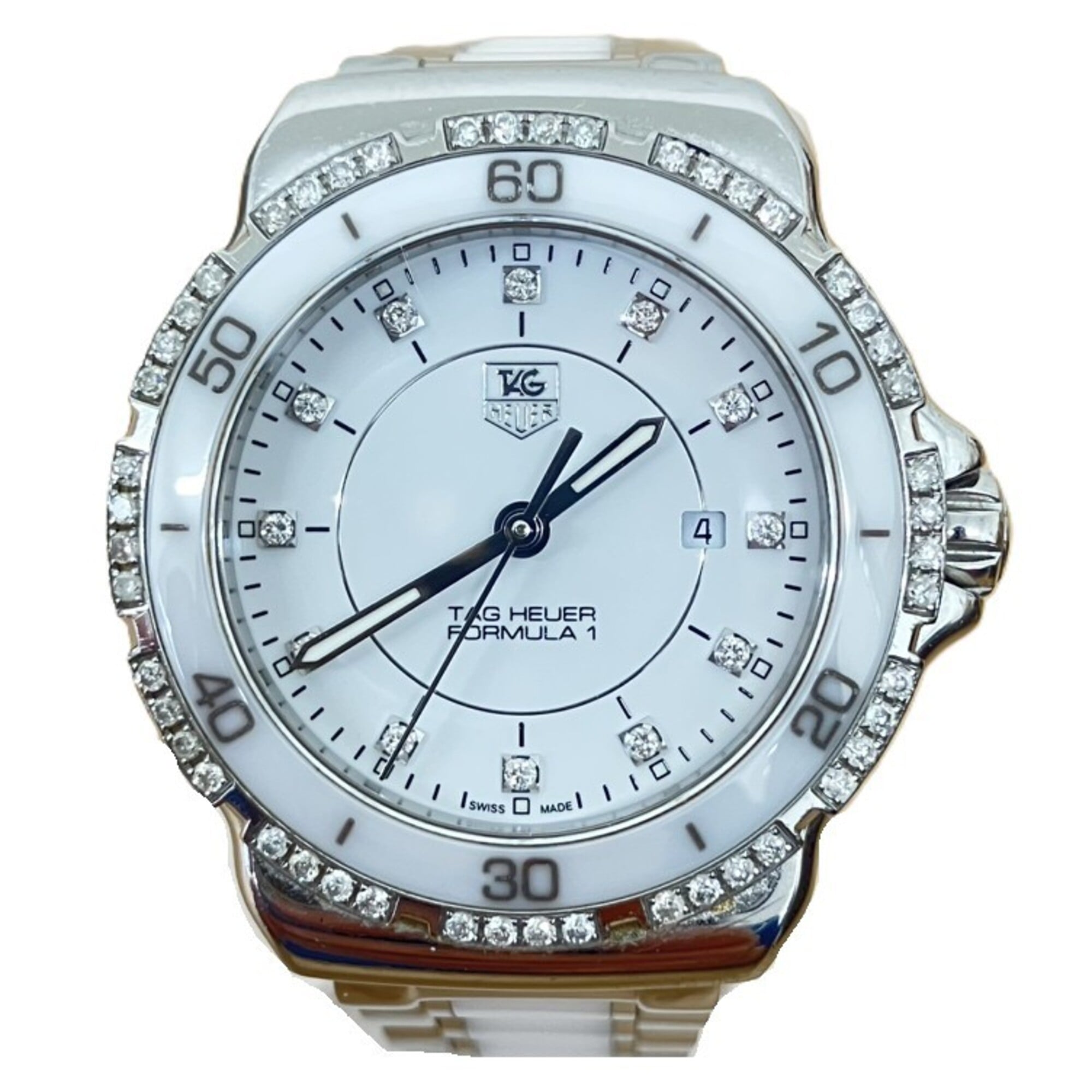 TAG Heuer WAH1313 Formula 1 Ladies\' Watch with Diamond Bezel