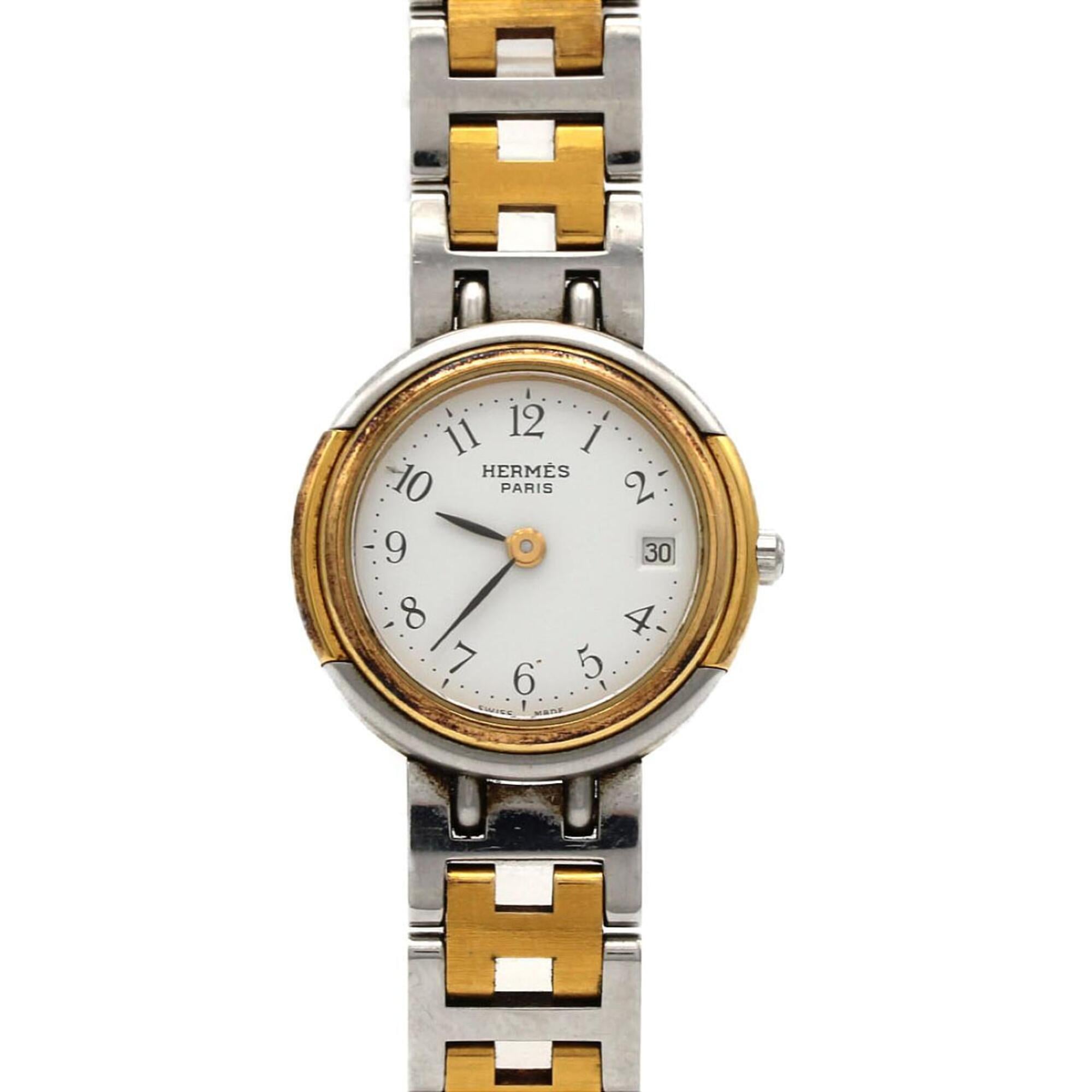 Hermes Windsor Combination SSxGP Quartz Watch