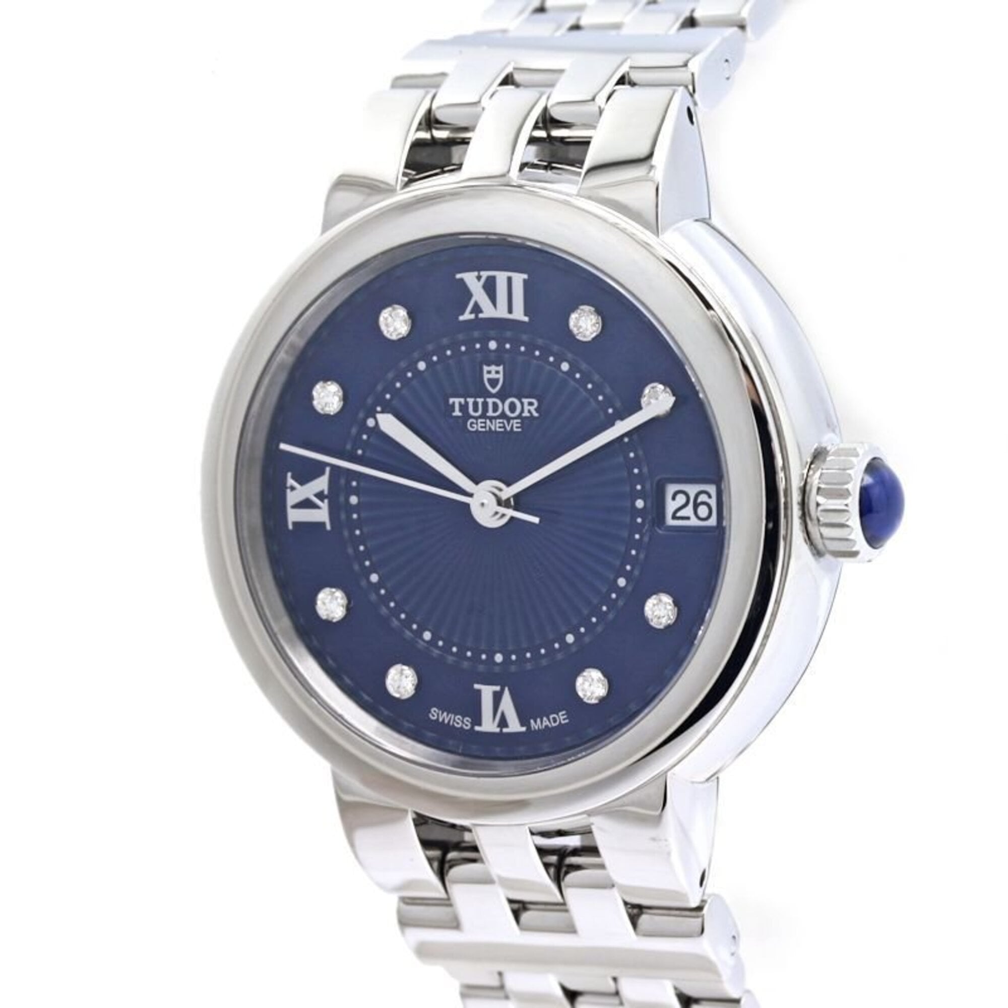 TUDOR Claire de Rose 8P Diamond Women\'s Watch M35800-0010 SS 40358