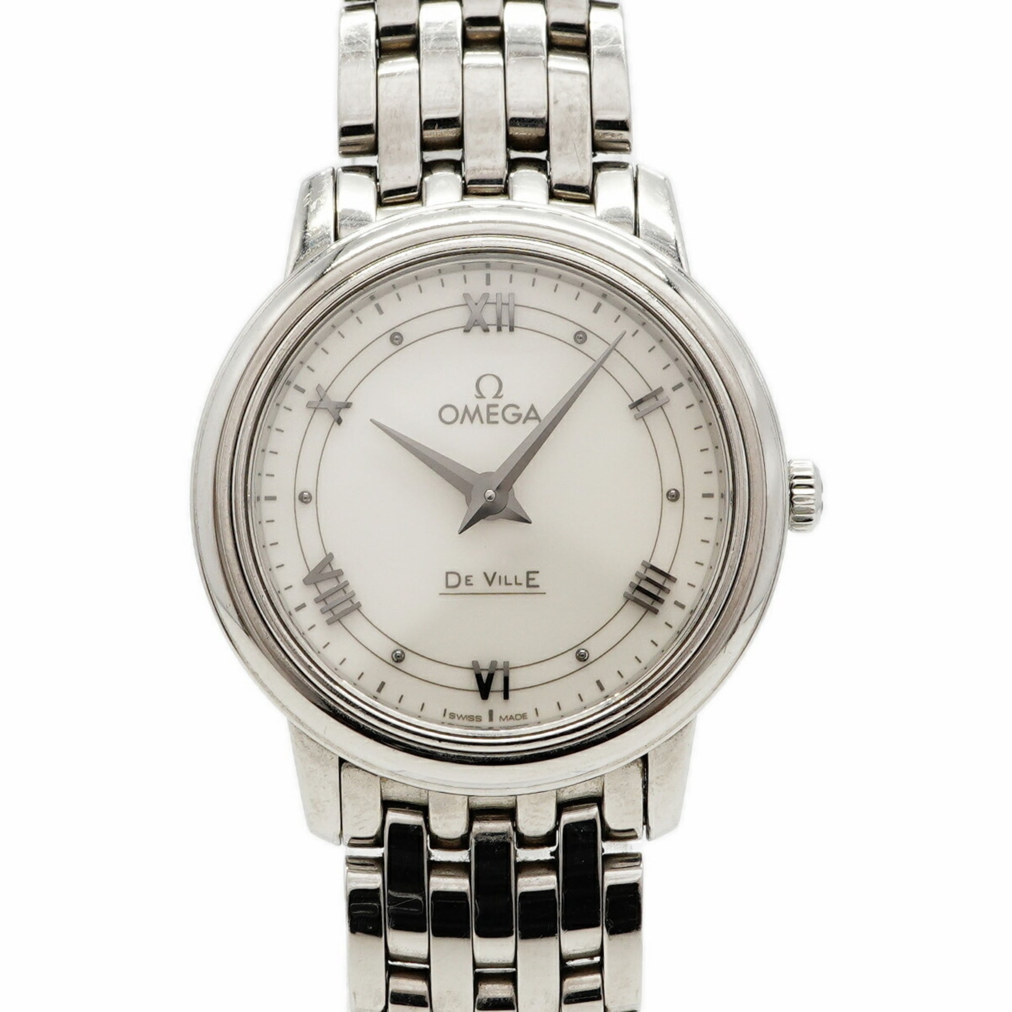 Omega De Ville 424.10.27.60.04.001 White Dial Women\'s Watch