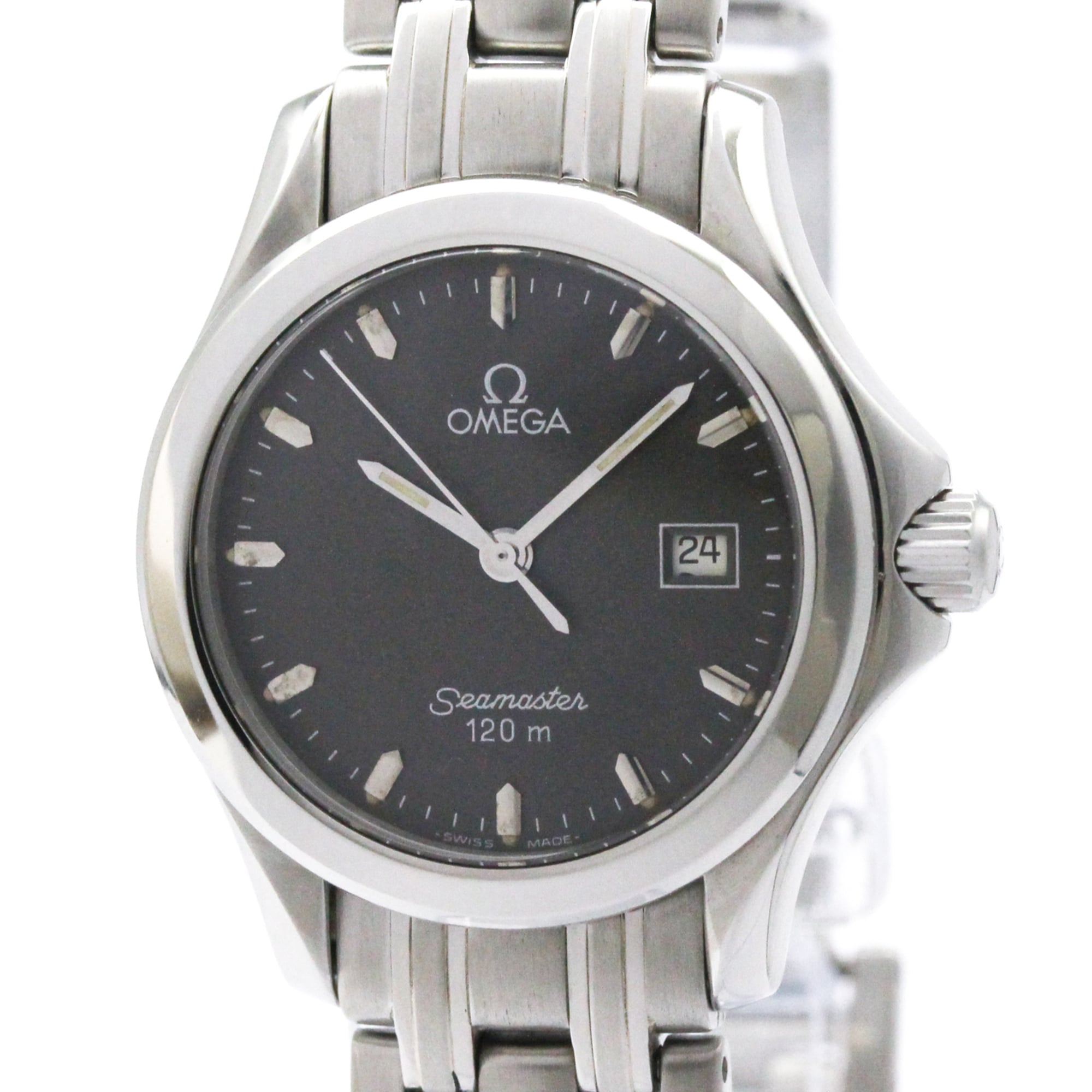 OMEGA Seamaster 120M Steel Quartz Ladies Watch 2571.41 Polished