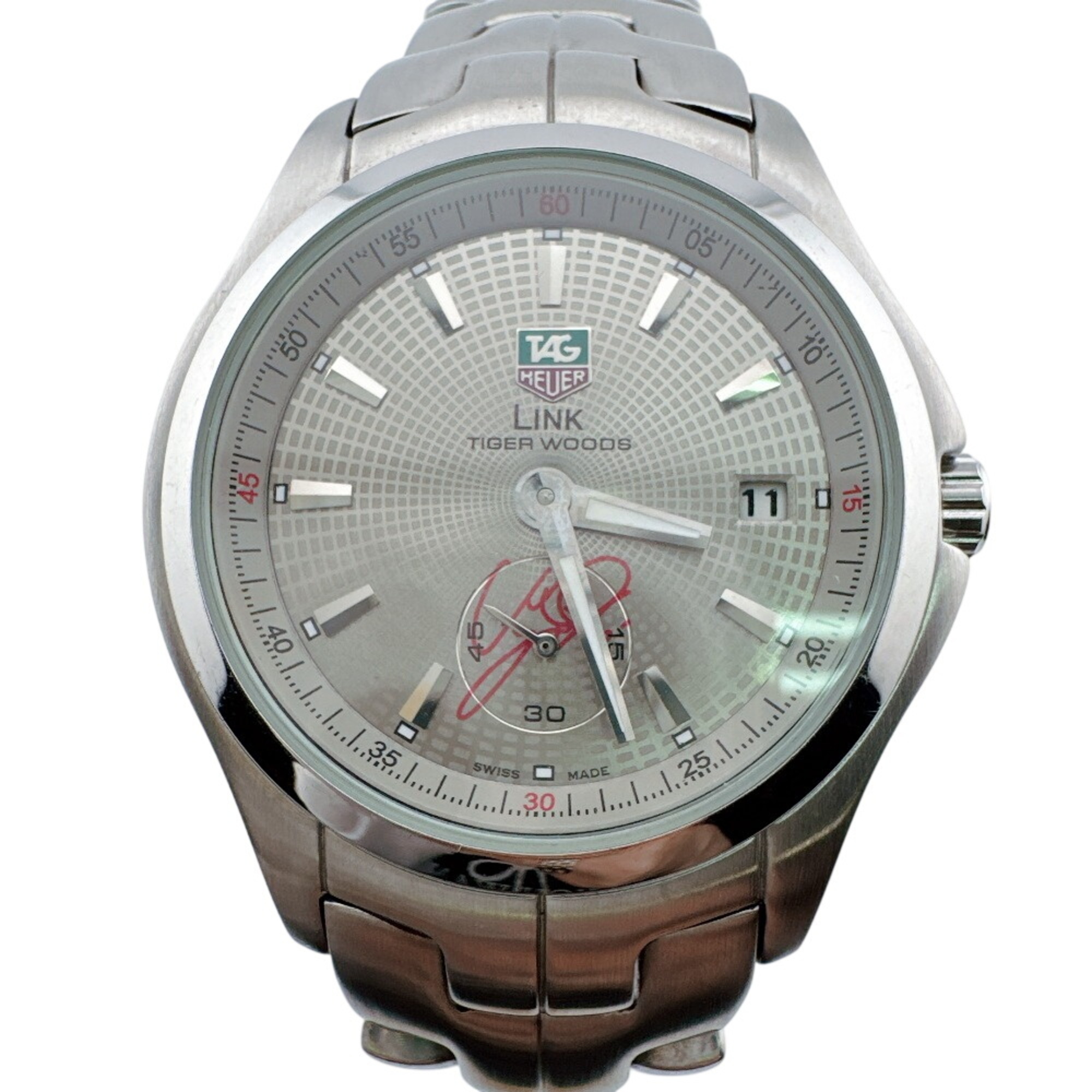TAG Heuer WJF2113.BA0570 Link Tiger Woods Limited Edition Watch (5500 pieces limited) - Silver