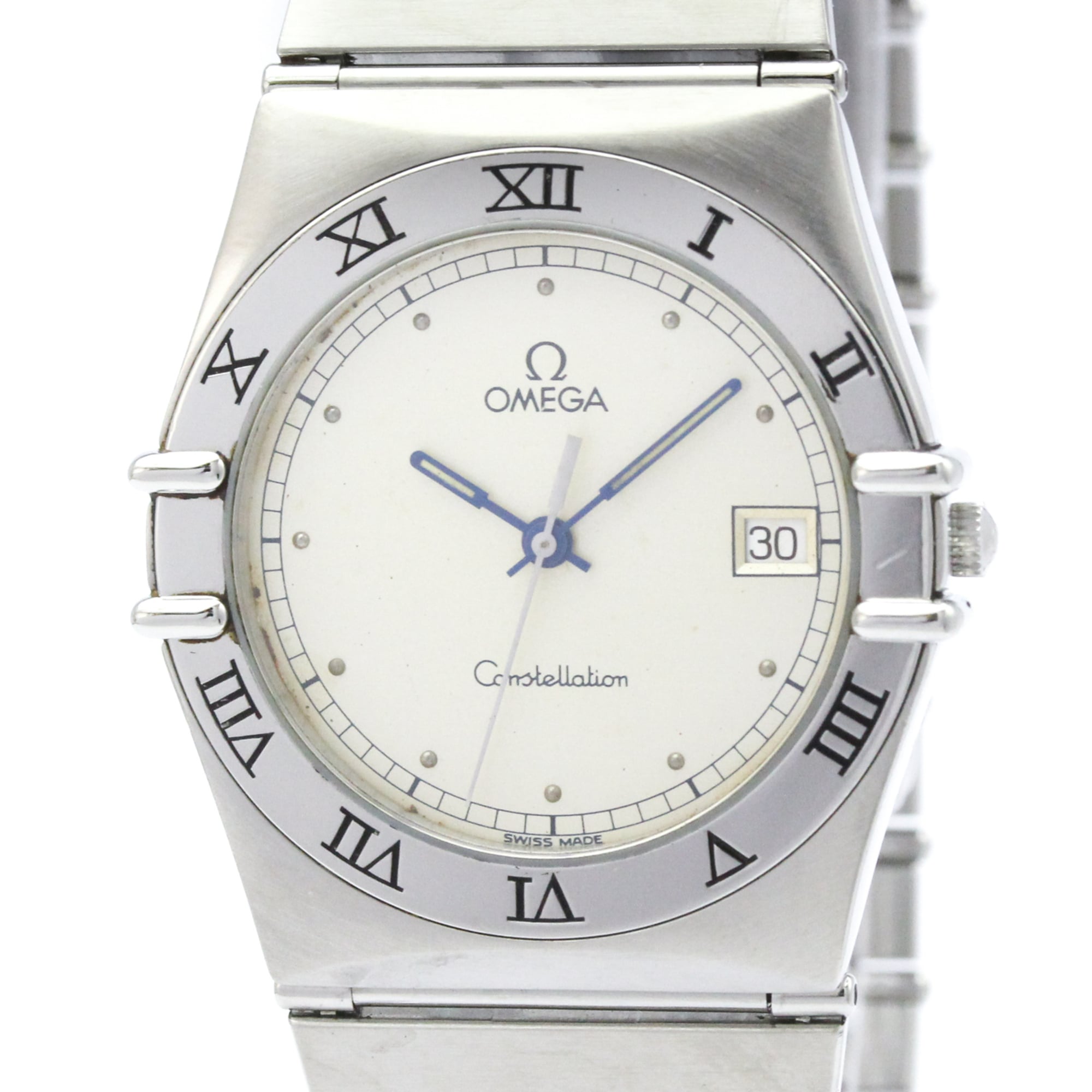 OMEGA Constellation Stainless Steel Quartz Mens Watch 396.1070 Polished