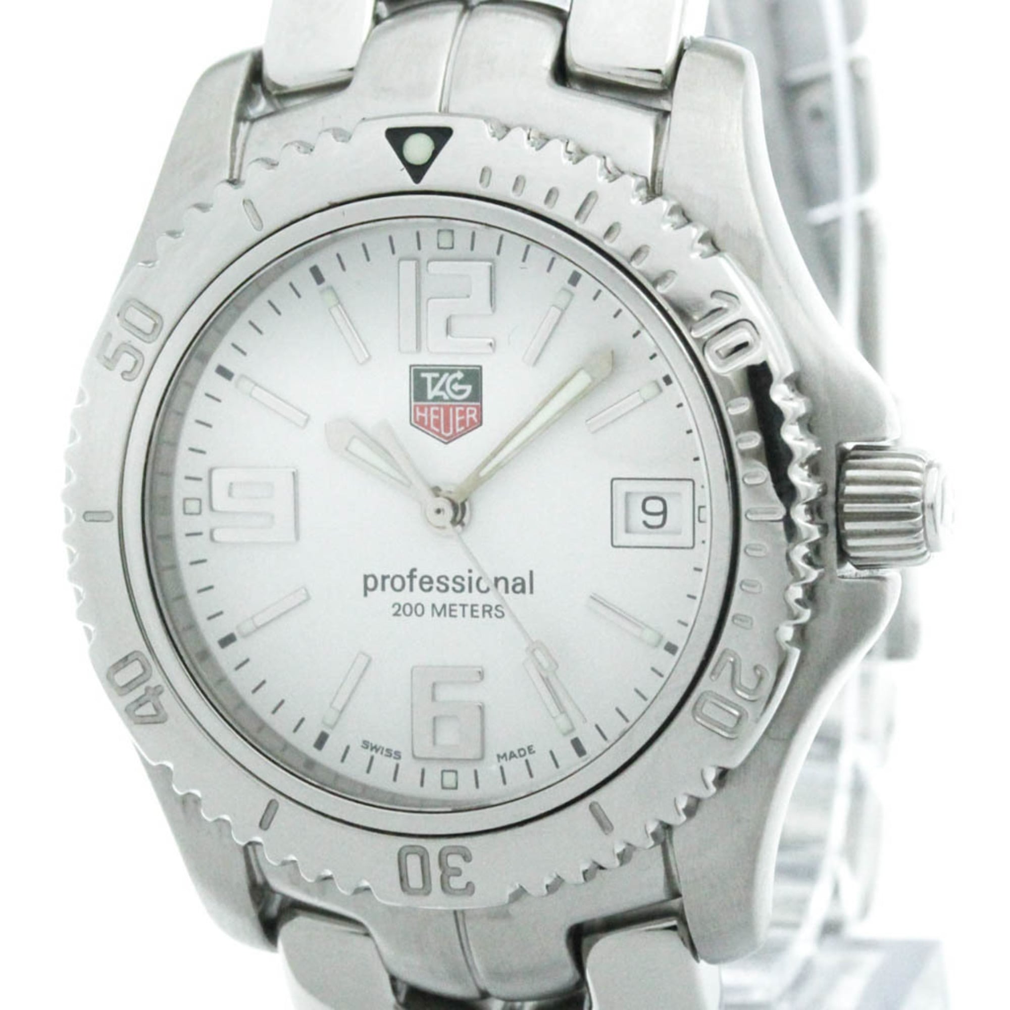 TAG HEUER Link Steel Quartz Ladies Watch WT1214 Polished