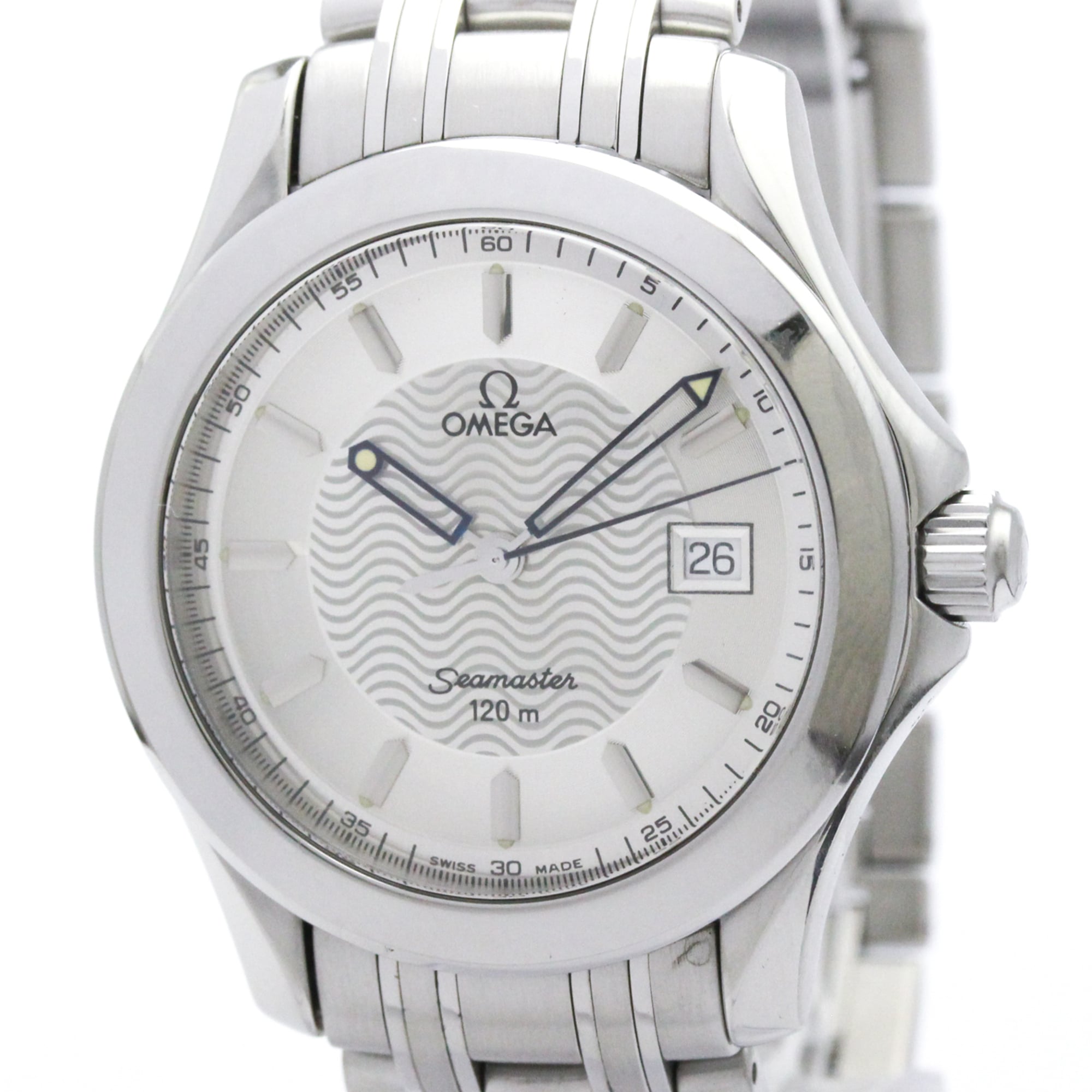 OMEGA Seamaster 120M Stainless Steel Quartz Mens Watch 2511.31 Polished