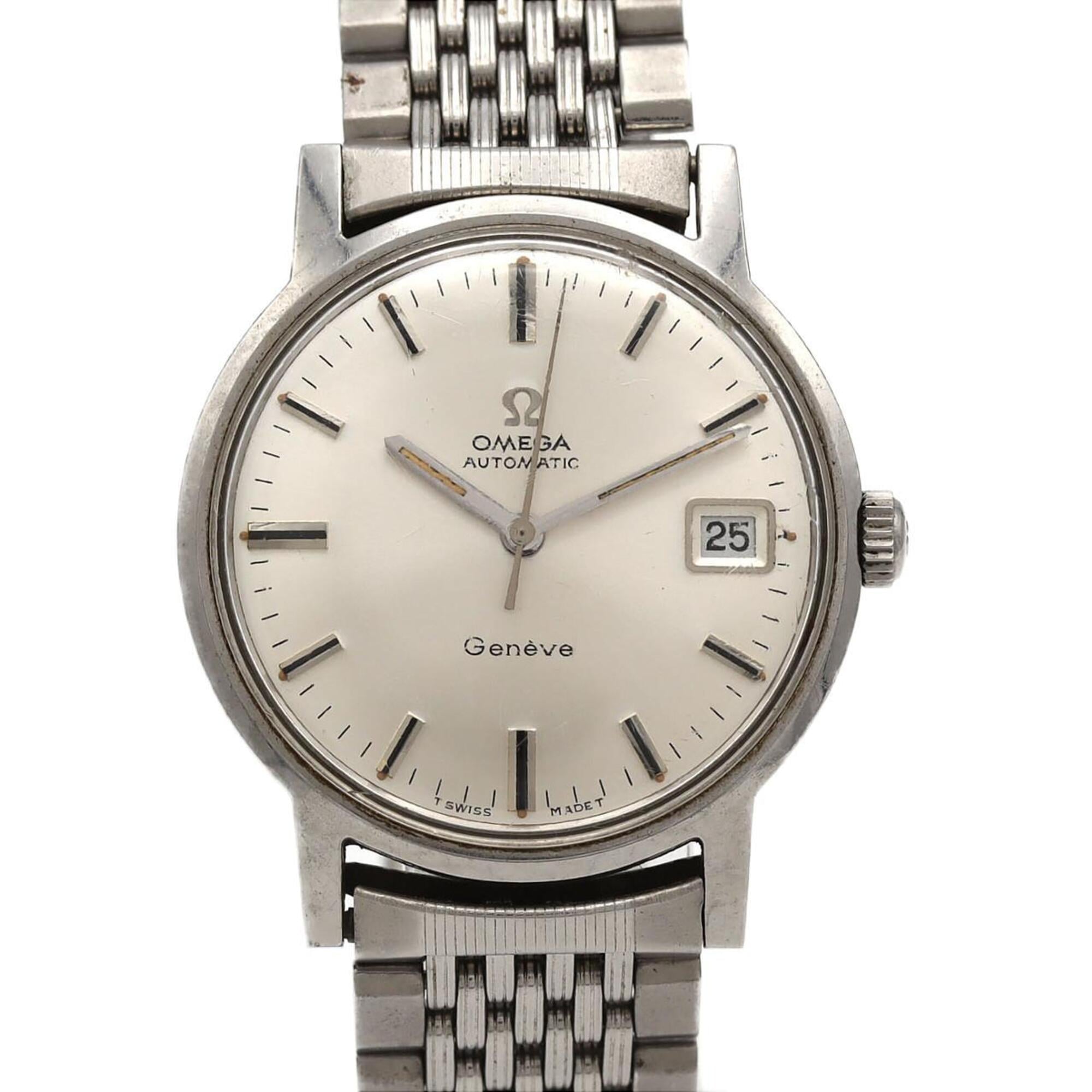 Omega Geneve Stainless Steel Automatic Watch