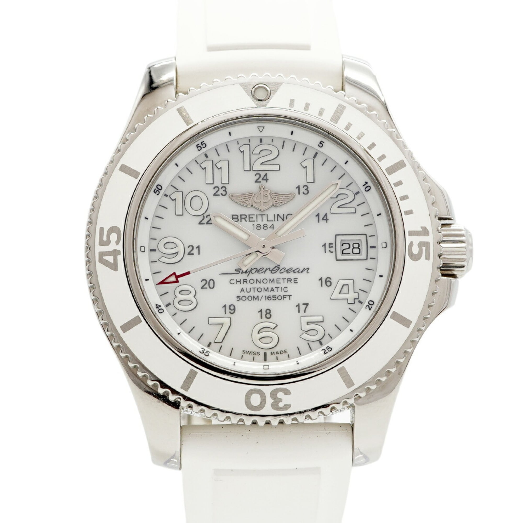 Breitling Superocean 42 A17365 White Dial Men\'s Watch