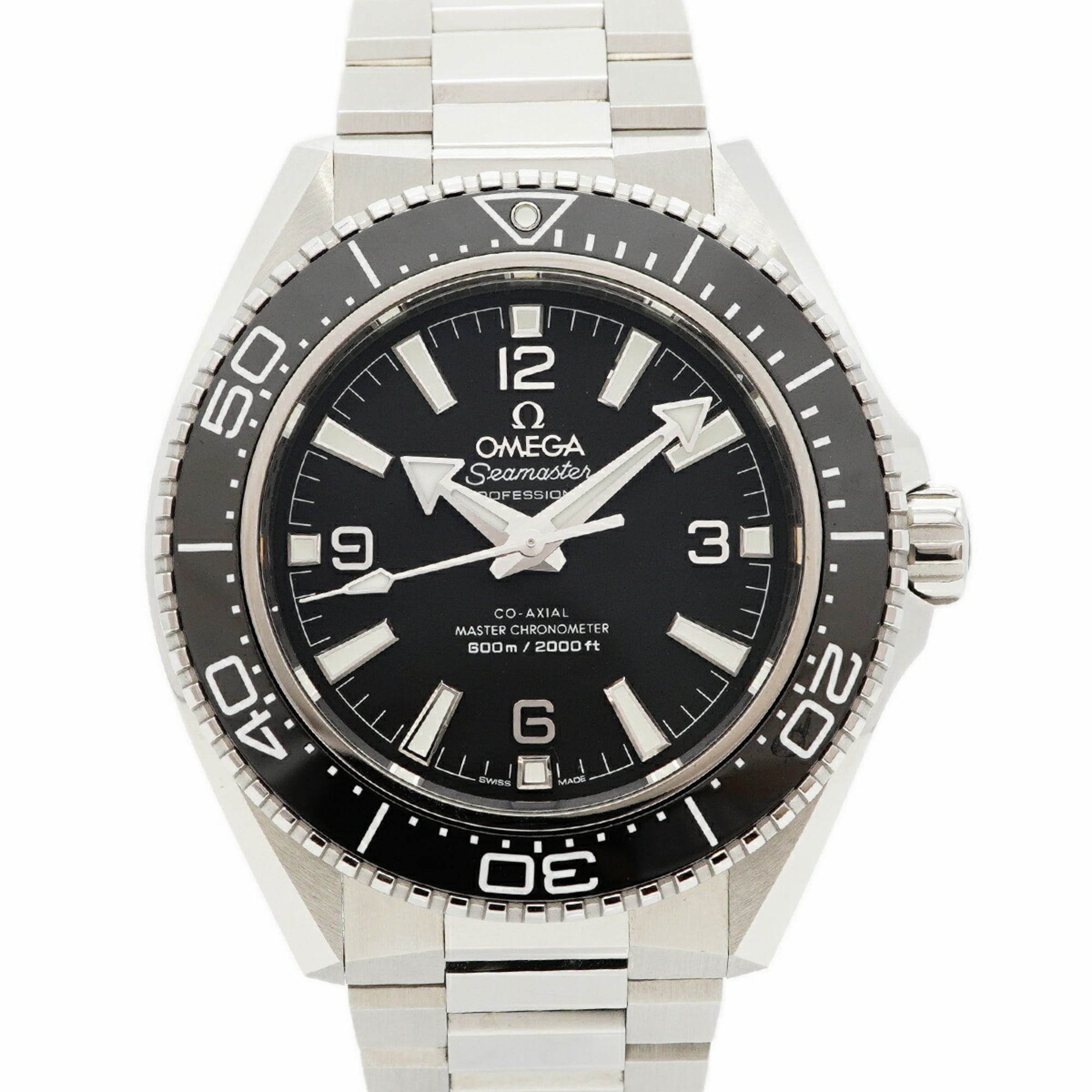Omega Seamaster Planet Ocean 217.30.42.21.01.001 Black Dial Men\'s Watch