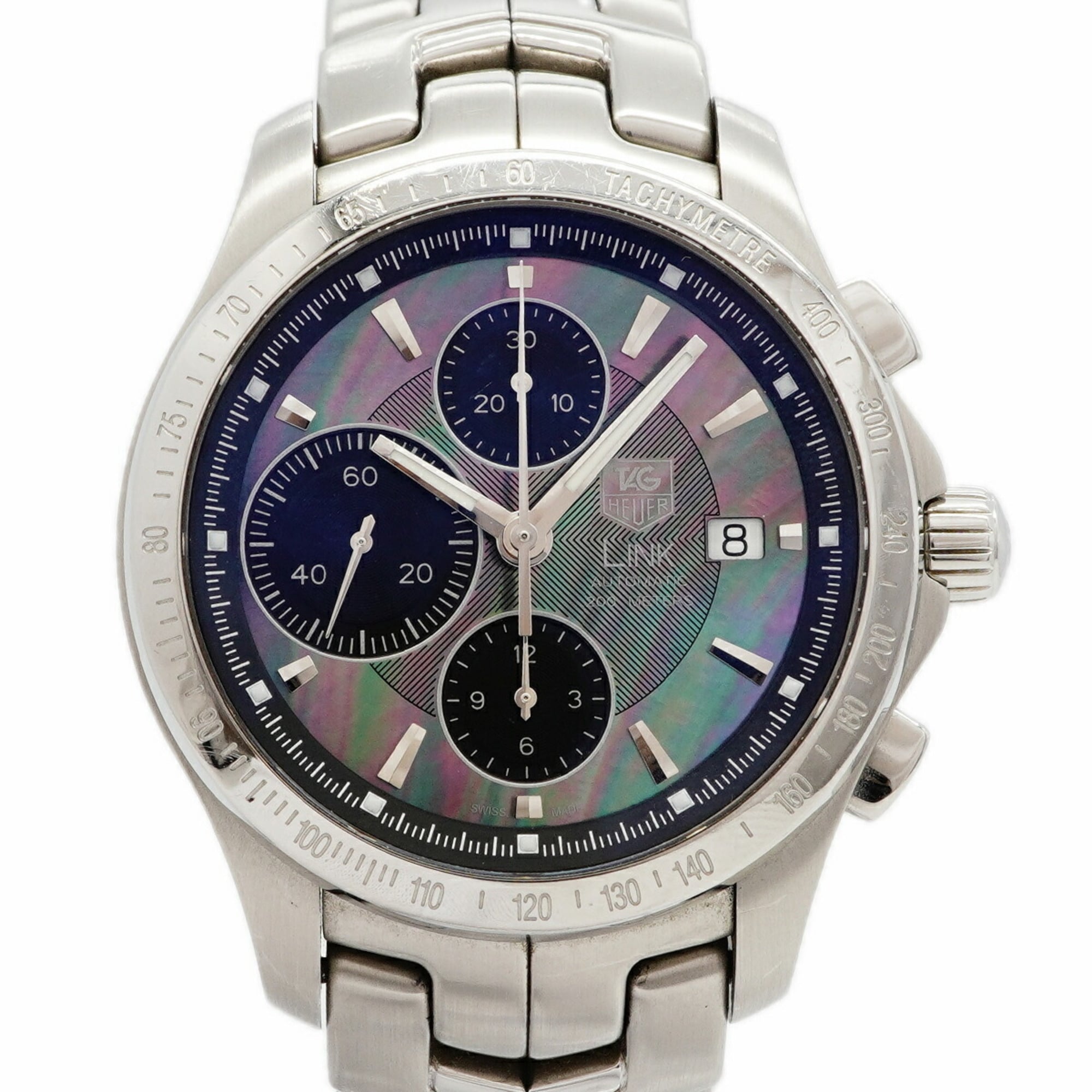 TAG Heuer Link Moonpearl Japan Limited Edition (350 pieces) CJF211M Black Dial Men\'s Watch