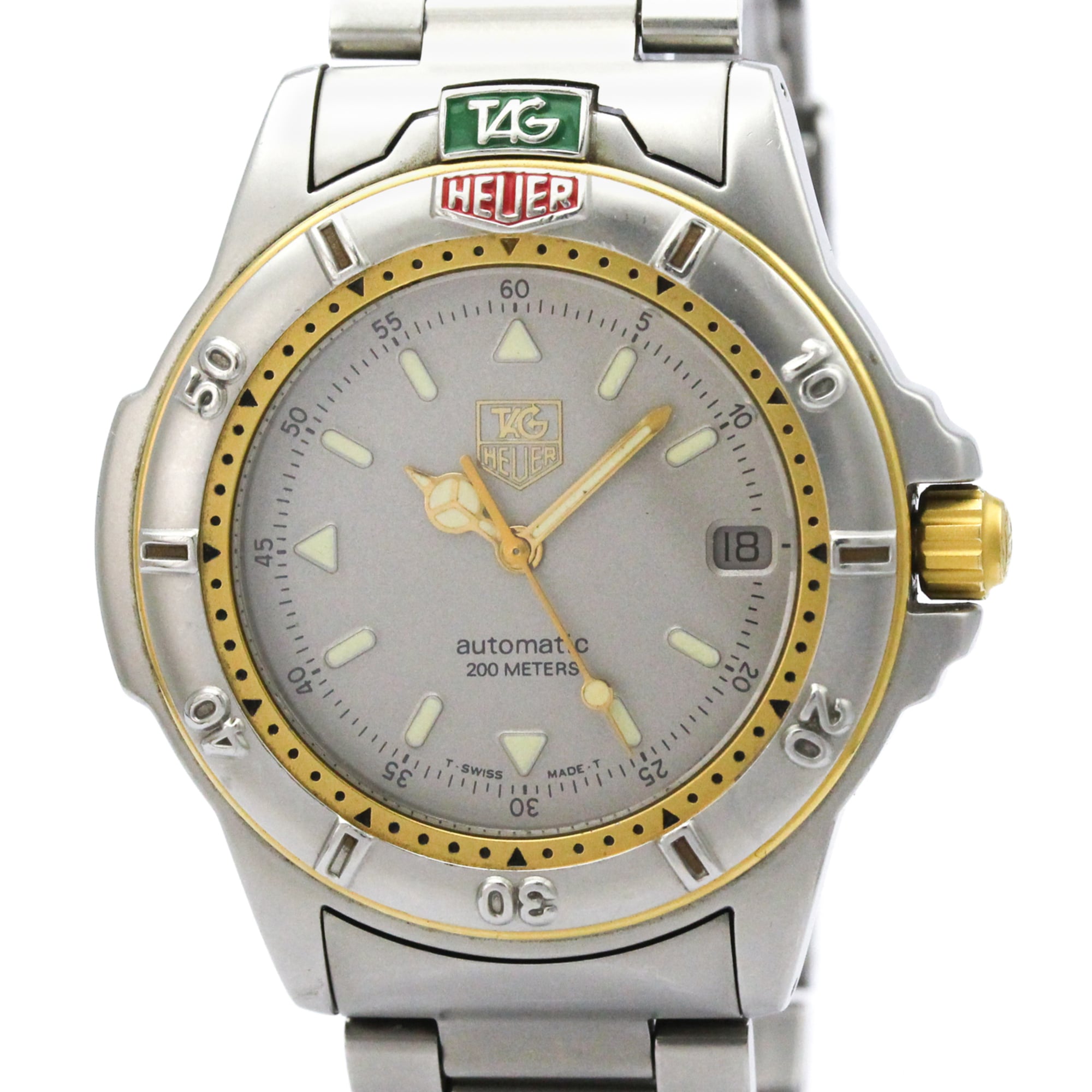 TAG HEUER Professional 4000 Stainless Steel Automatic Mens Watch 695.706