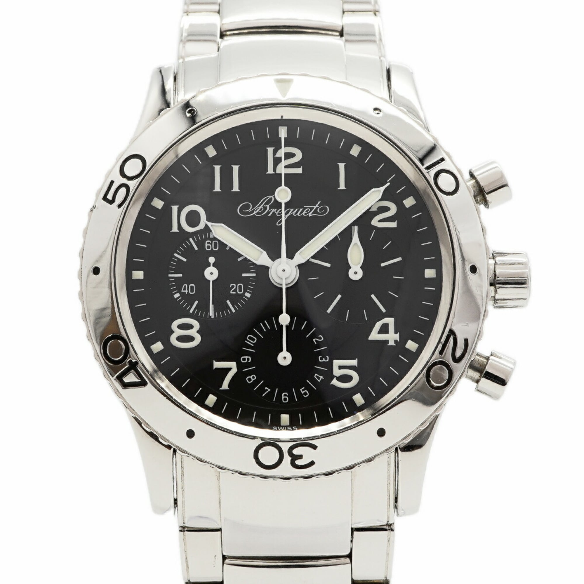 Breguet Aeronavale 3800ST Black Dial Men\'s Watch