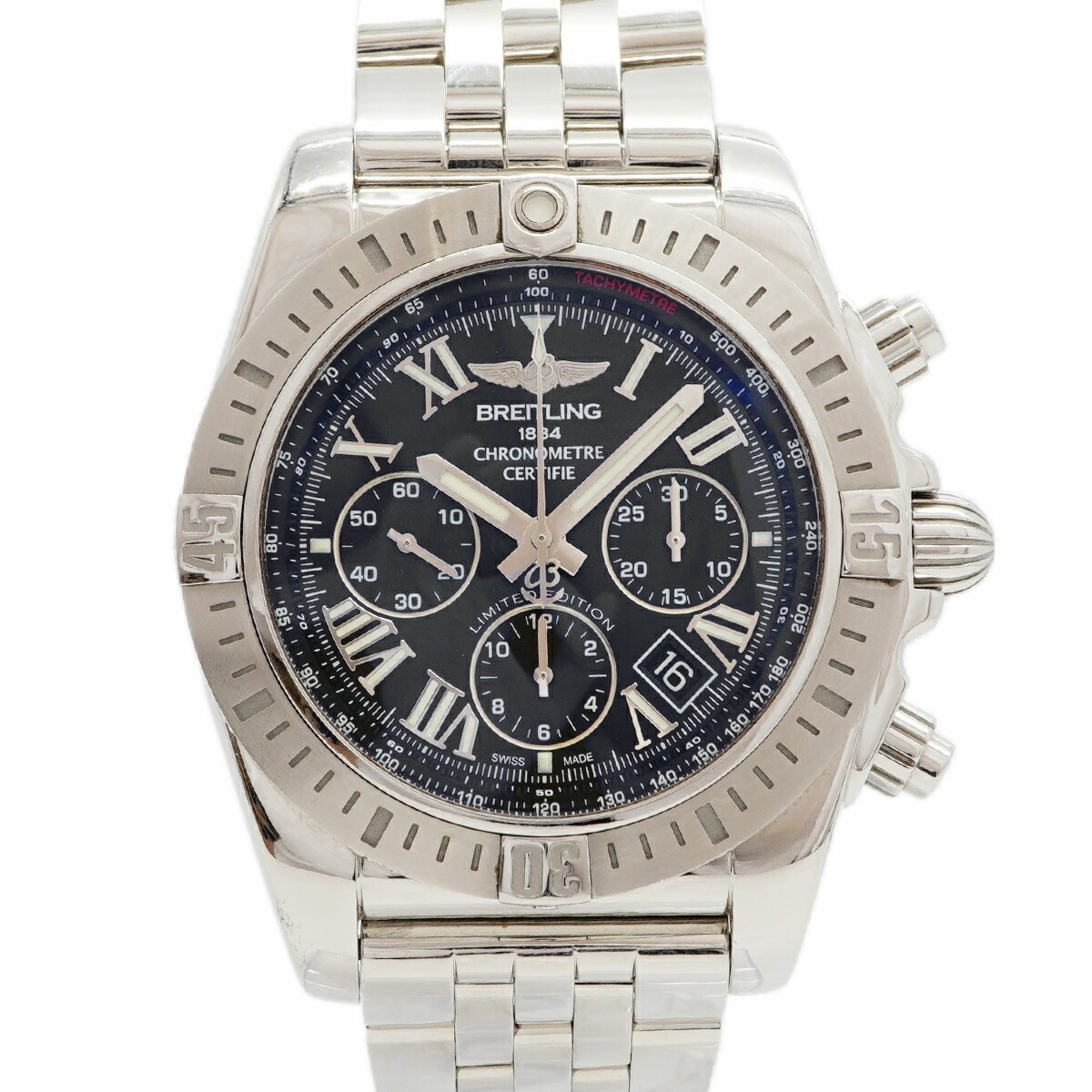 Breitling Chronomat 44 JSP Japan Limited Edition (500 pieces) AB01153A AB0115 Black Dial Men\'s Watc