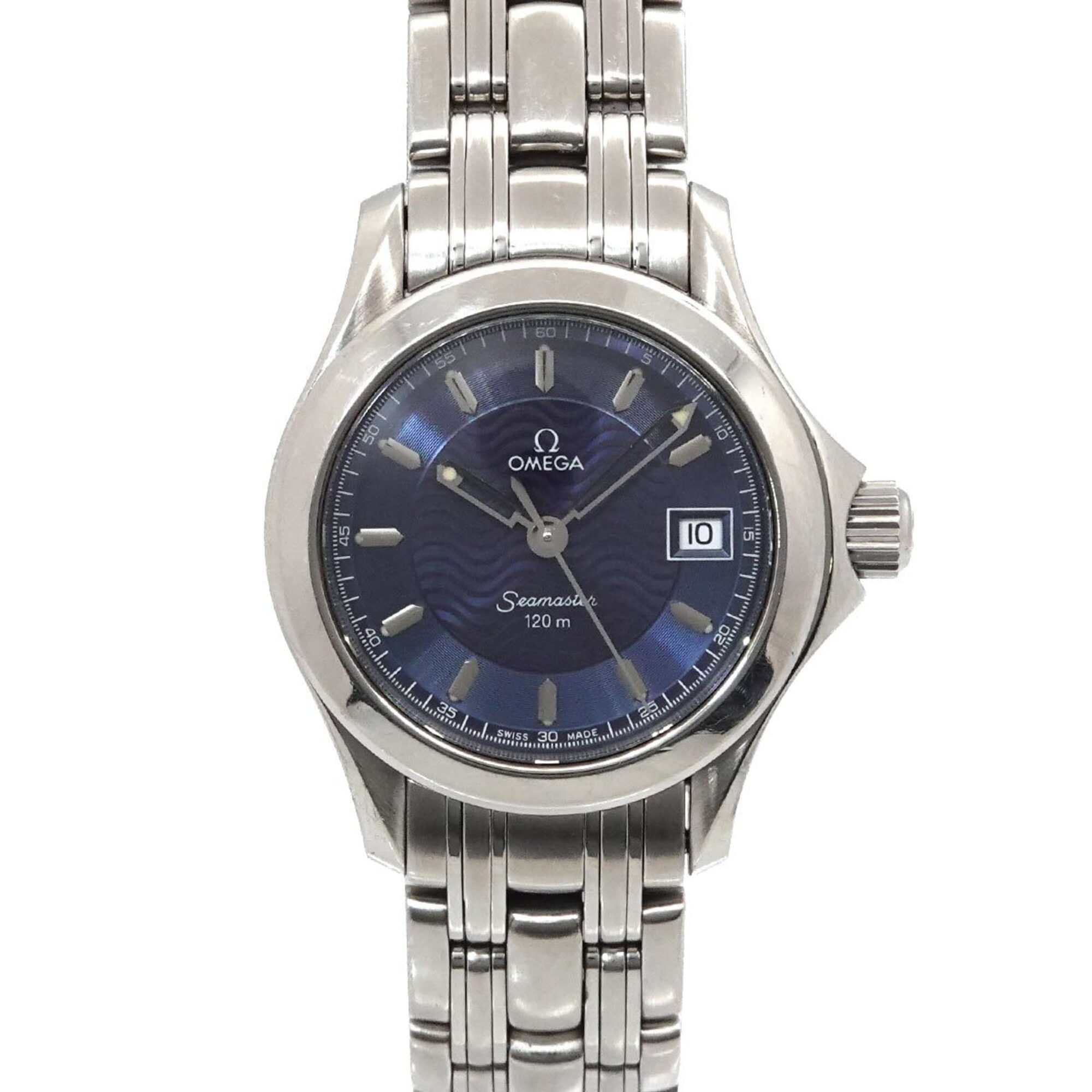 Omega Seamaster 120 2581 81 Ladies\' Watch, Date, Blue, Quartz Watch