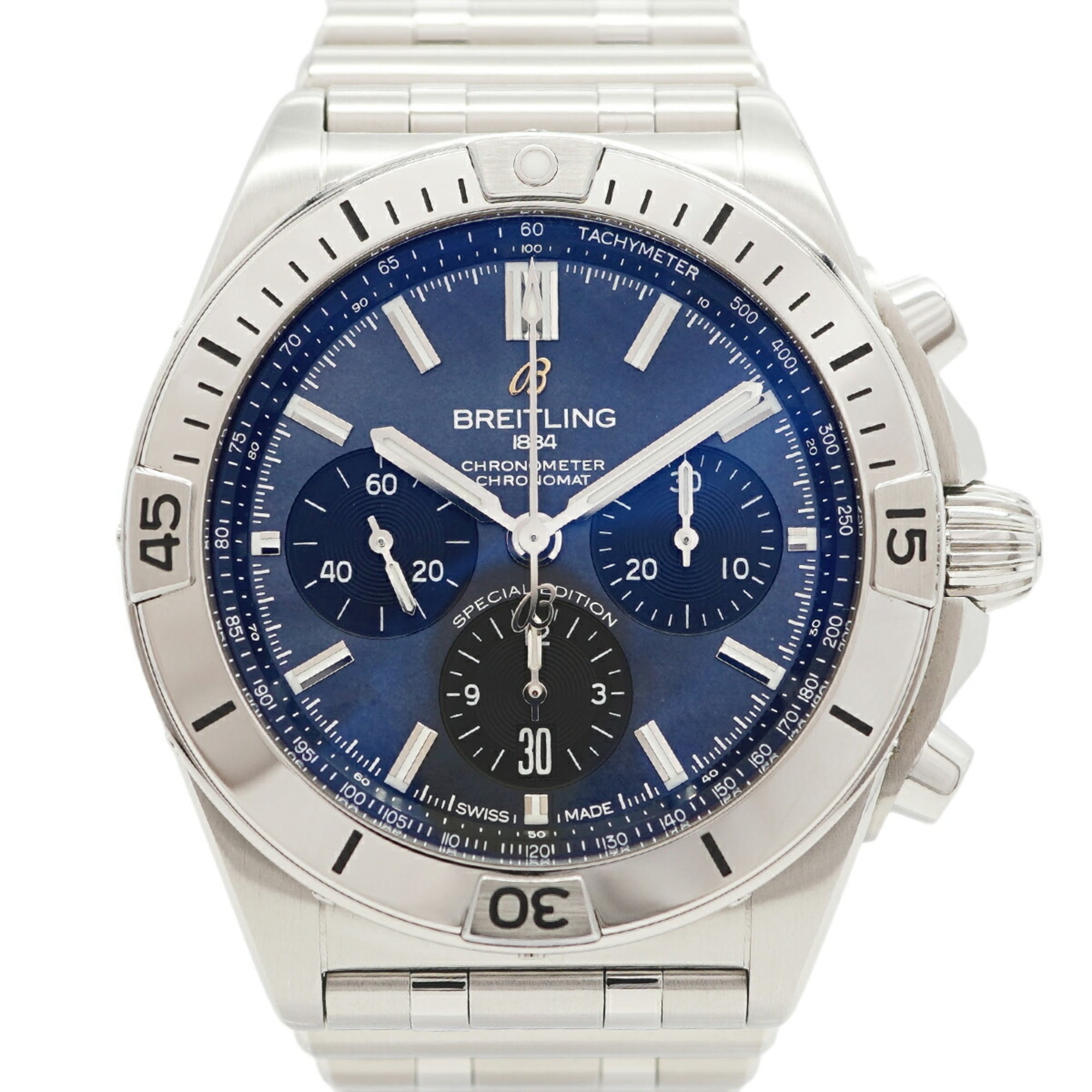 Breitling Chronomat Japan Edition AB0134 AB0134101B3A1 Black Dial Men\'s Watch