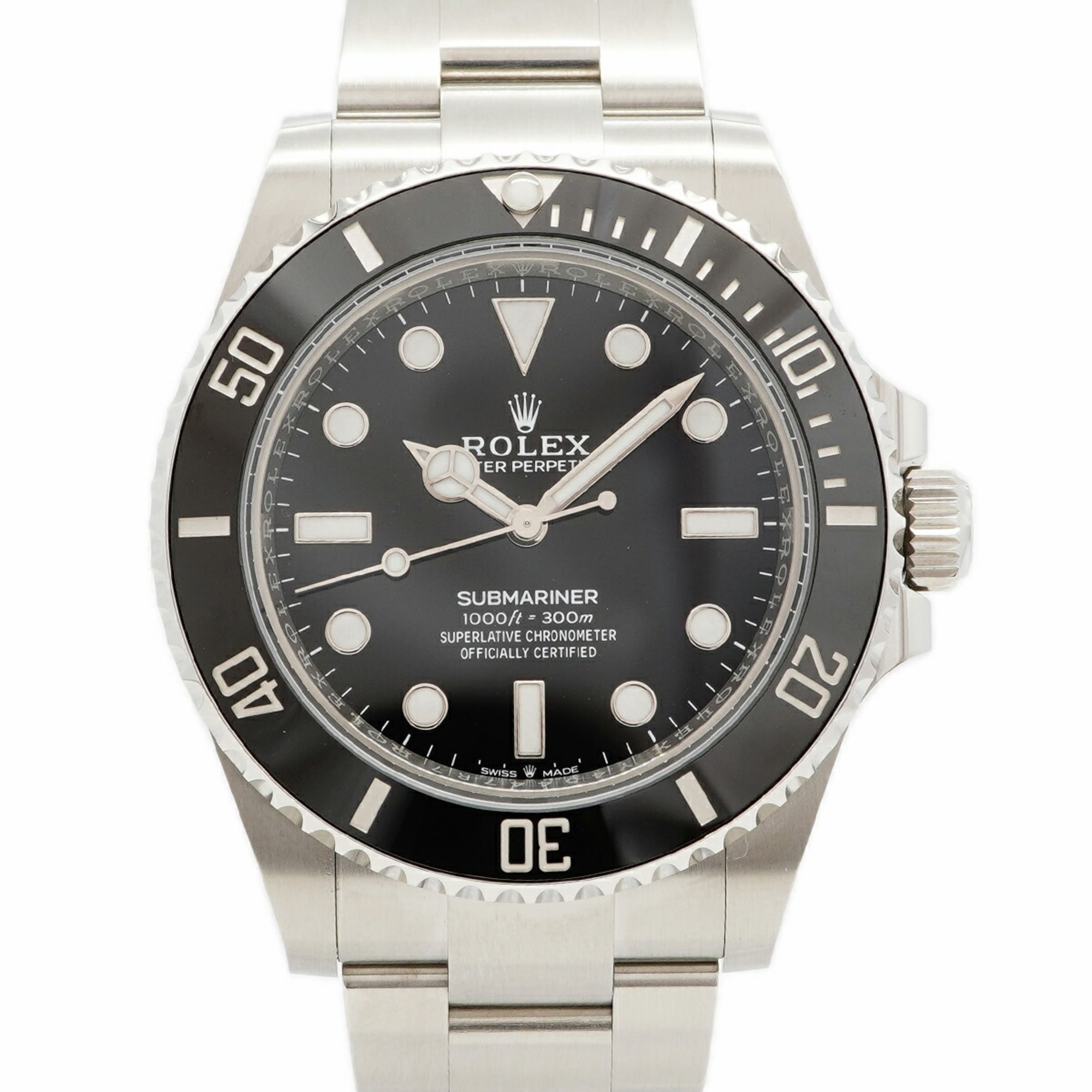 Rolex Submariner No-Date 124060 Black Dial Men\'s Watch