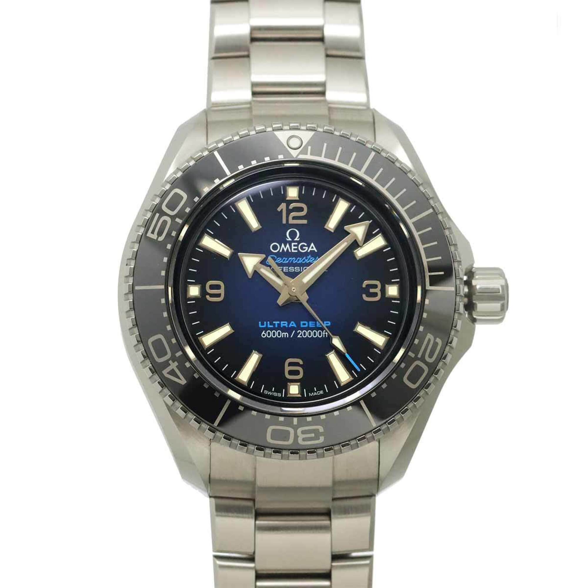 Omega Seamaster Planet Ocean 6000M Ultra Deep 215 30 46 21 03 001 Men\'s Watch Blue Automatic
