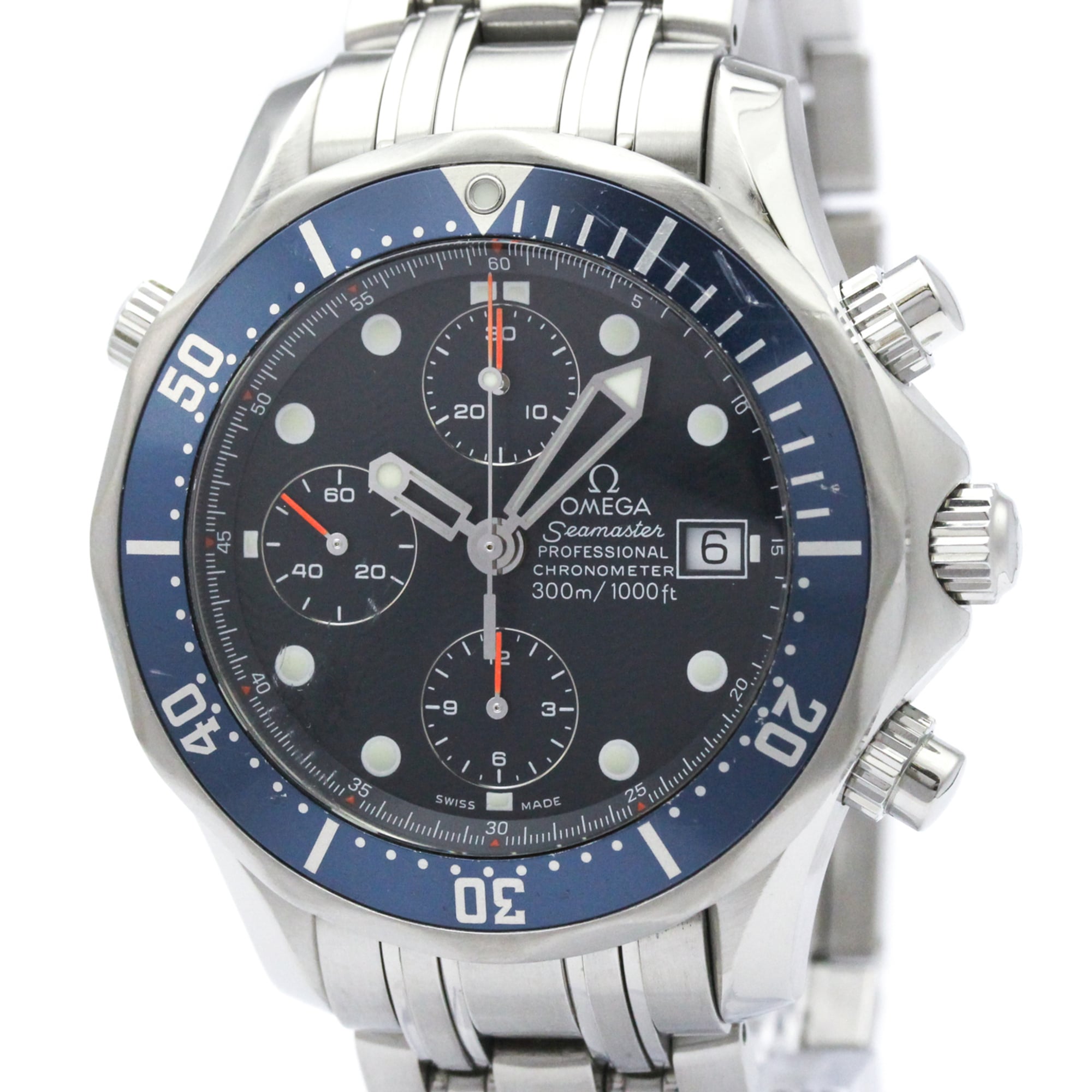 OMEGA Seamaster Professional 300M Chronograph Watch 2599.80 Polished