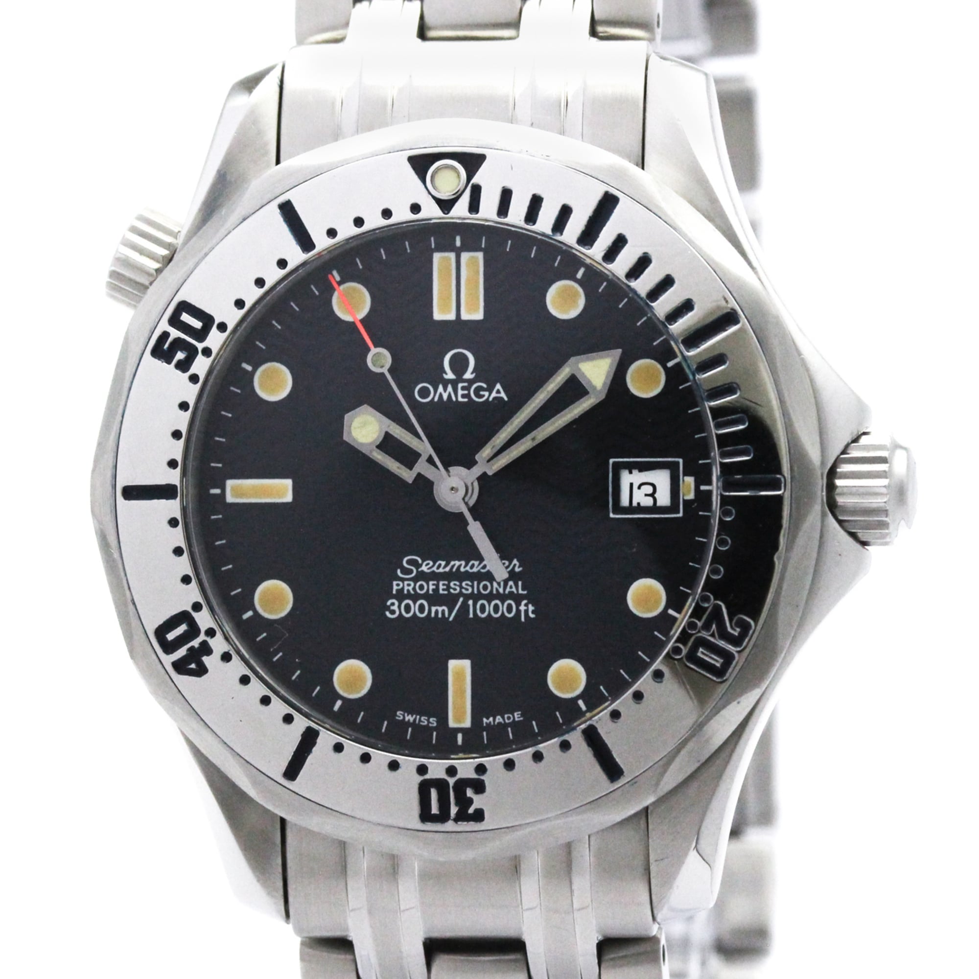 OMEGA Seamaster Professional 300M Steel Mid Size Watch 2562.80 Polished
