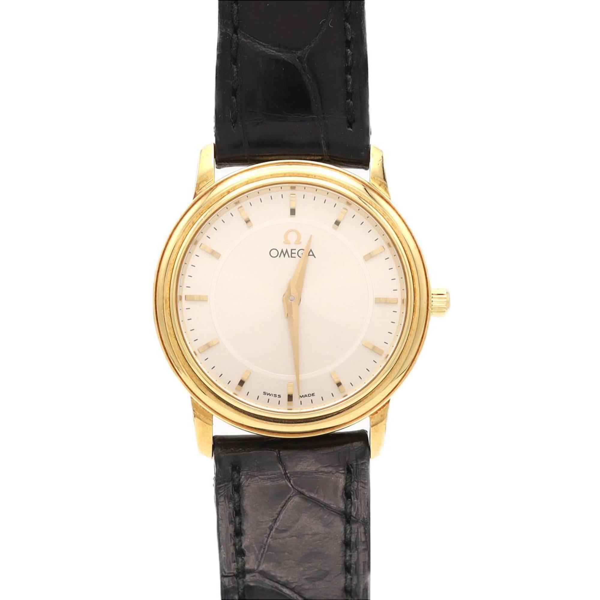 Omega De Ville YG CAL.1471 595.1050 Quartz Watch