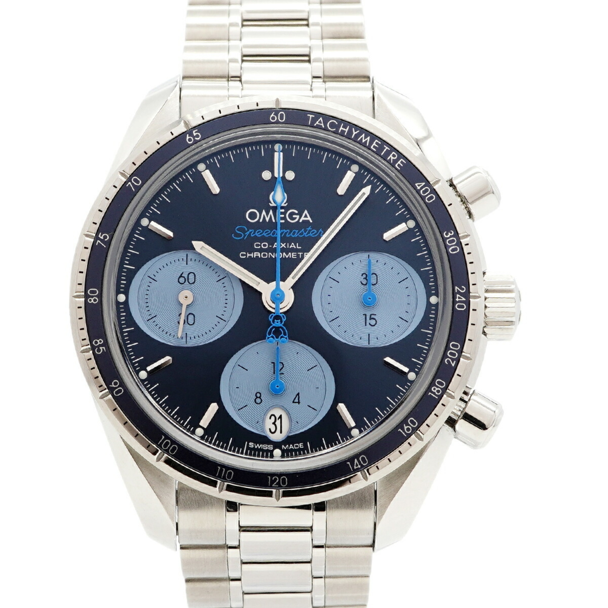 Omega Speedmaster 38 Orbis 324.30.38.50.03.002 Blue Dial Men\'s Watch