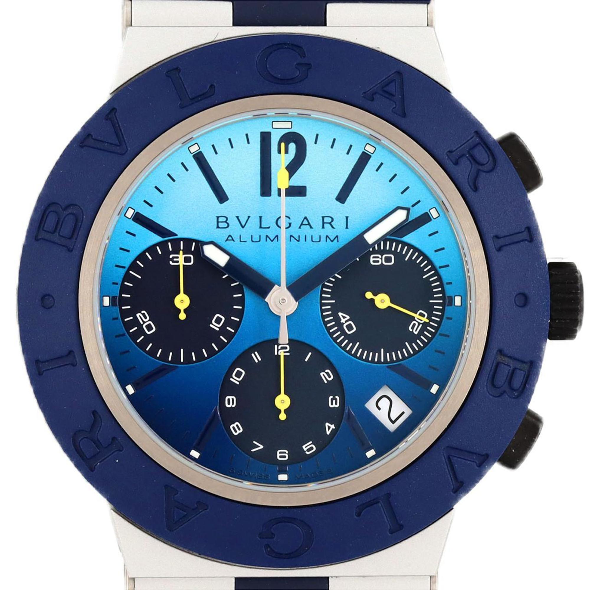 BVLGARI Aluminium Chronograph Capri LIMITED BB40ATCH 103844 Wristwatch Automatic