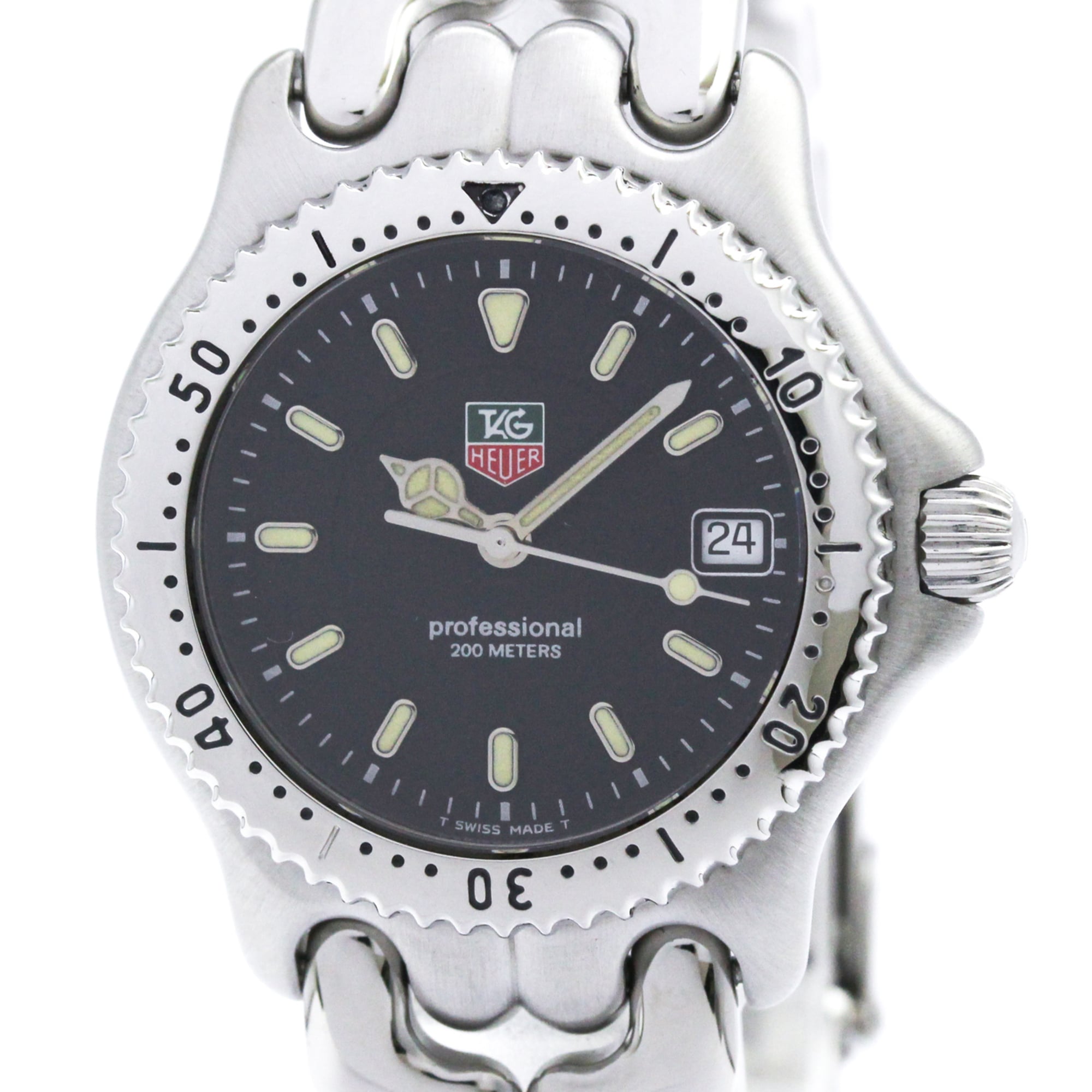 TAG HEUER Sel Professional 200M Quartz Mid Size Watch WG1214 Polished