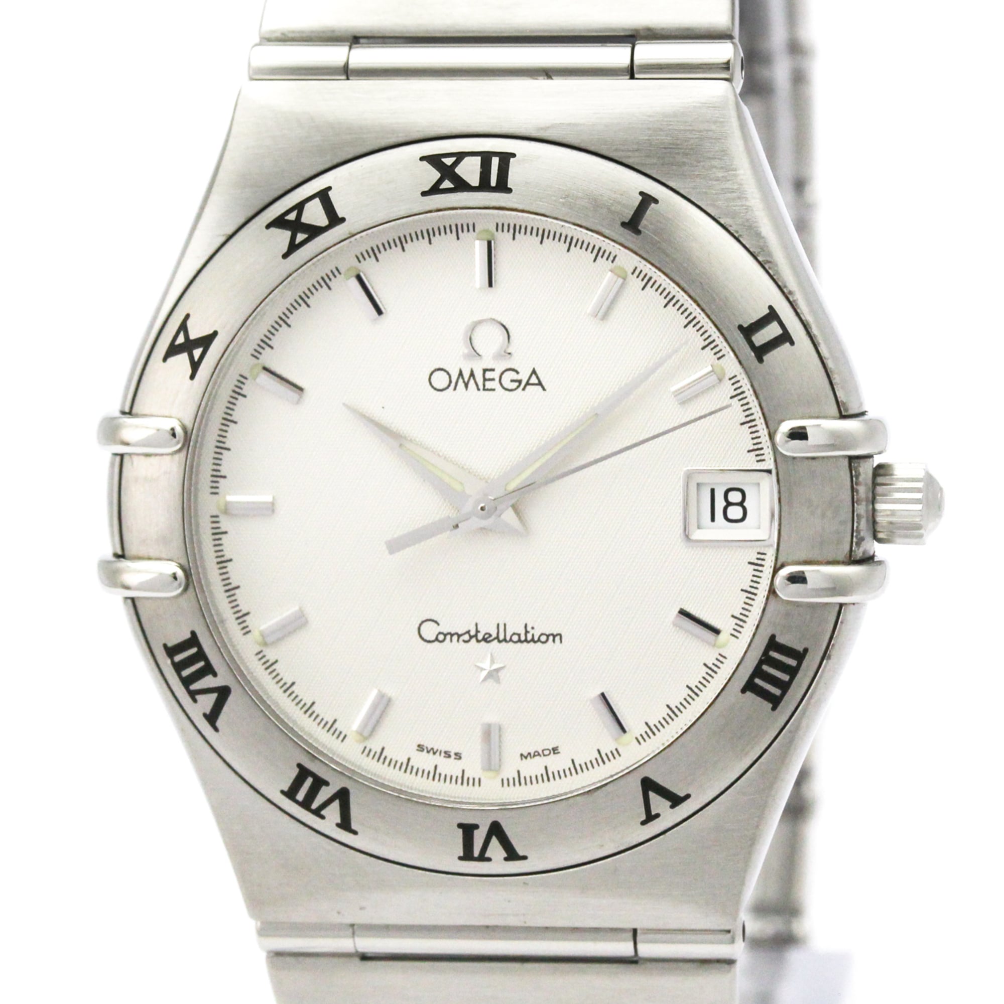 OMEGA Constellation Stainless Steel Quartz Mens Watch 1512.30 Polished