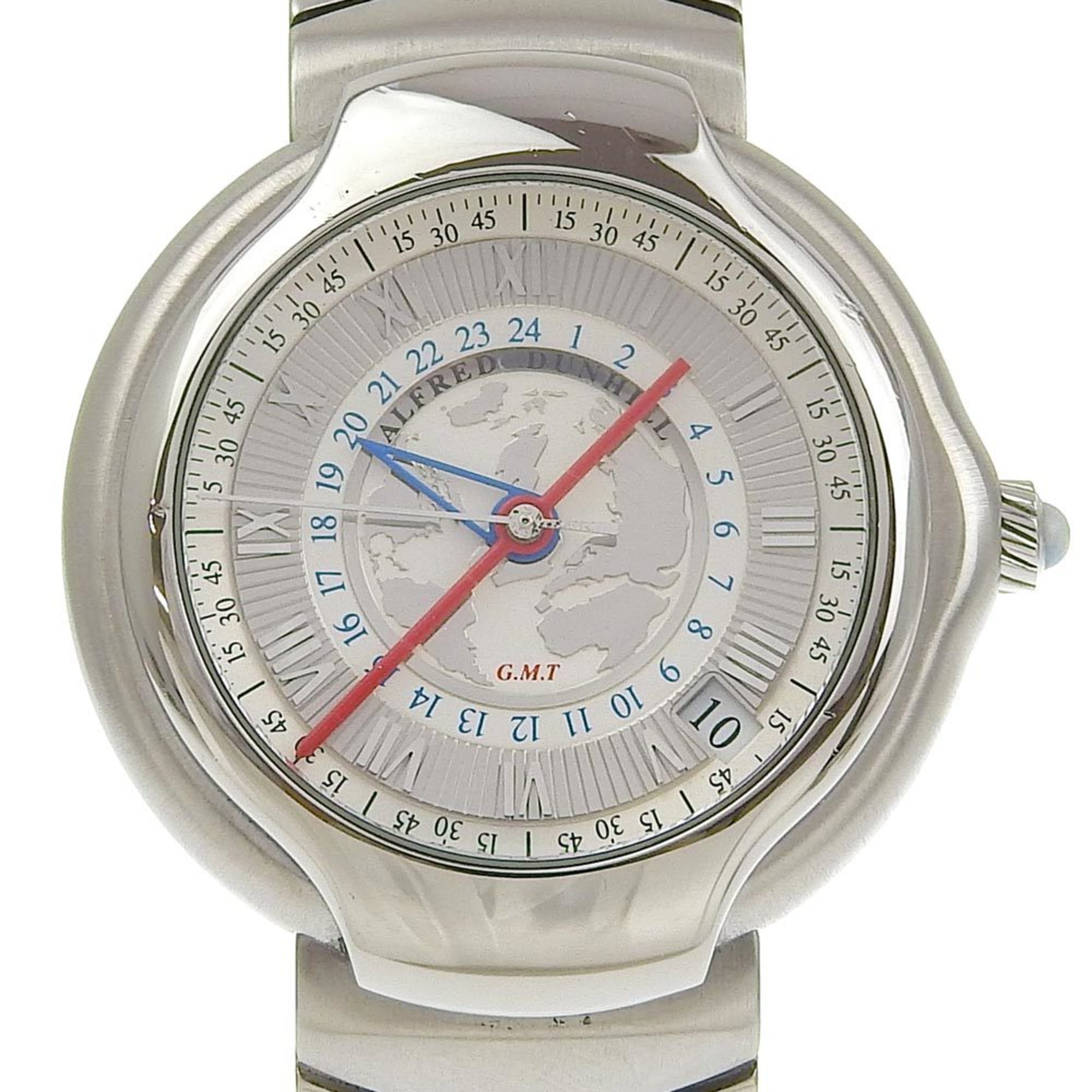 Dunhill Millennium GMT Watch 1844 Limited Edition BB8023 Stainless Steel Automatic White Dial Ladies