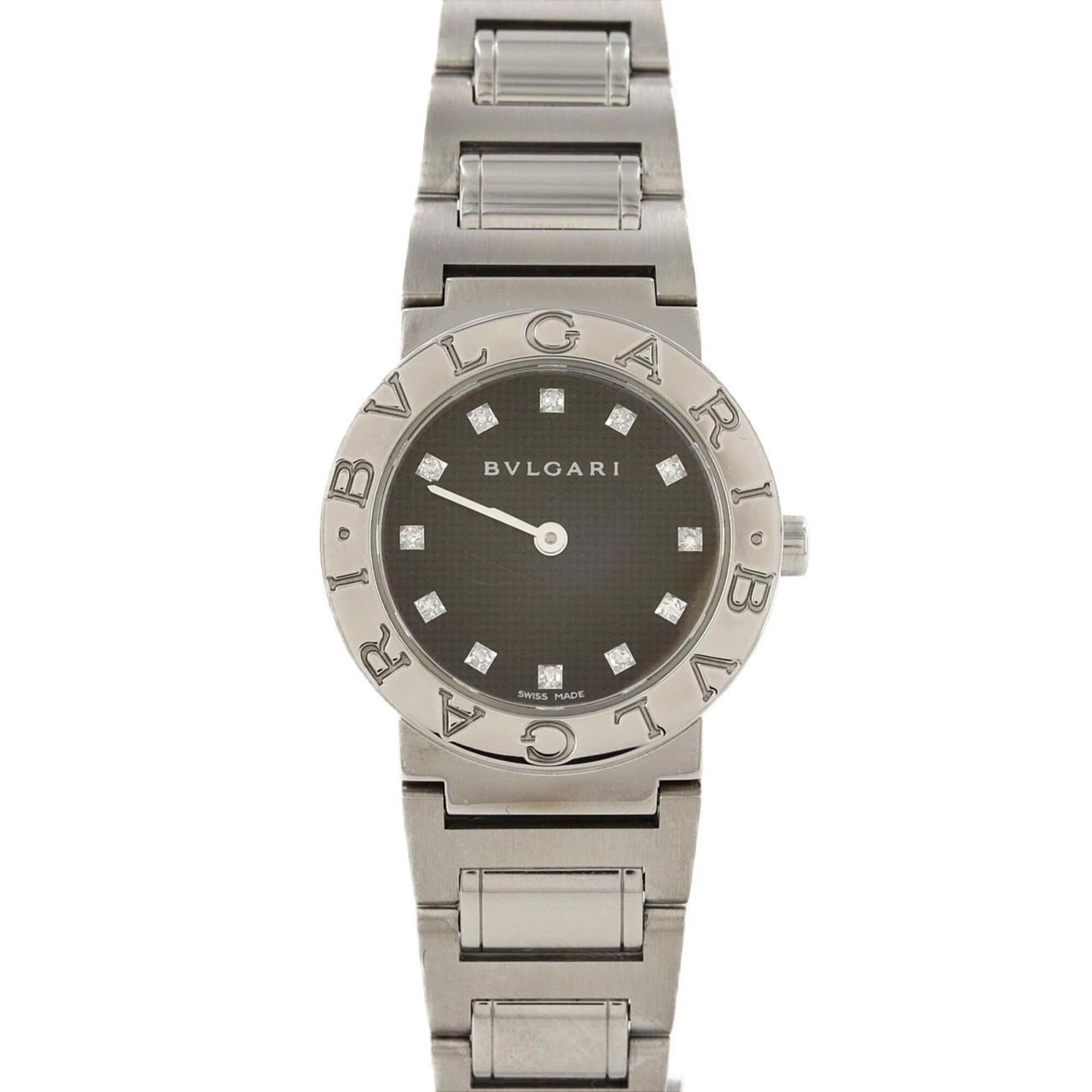 Bulgari 12P BBL26S BB26BSS 12 SS Quartz Watch