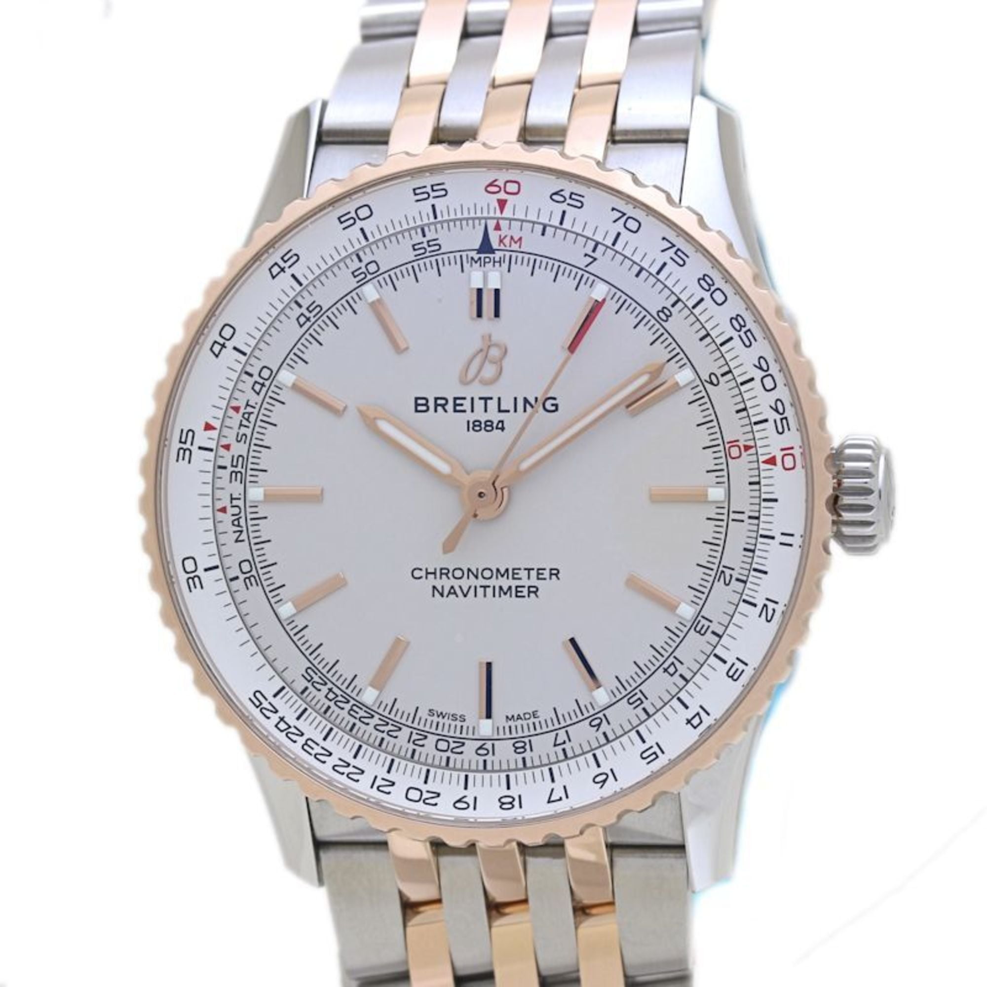 BREITLING Navitimer Automatic 41 U17329F41G1U1 U17329 Men\'s Watch 18KRG 40176