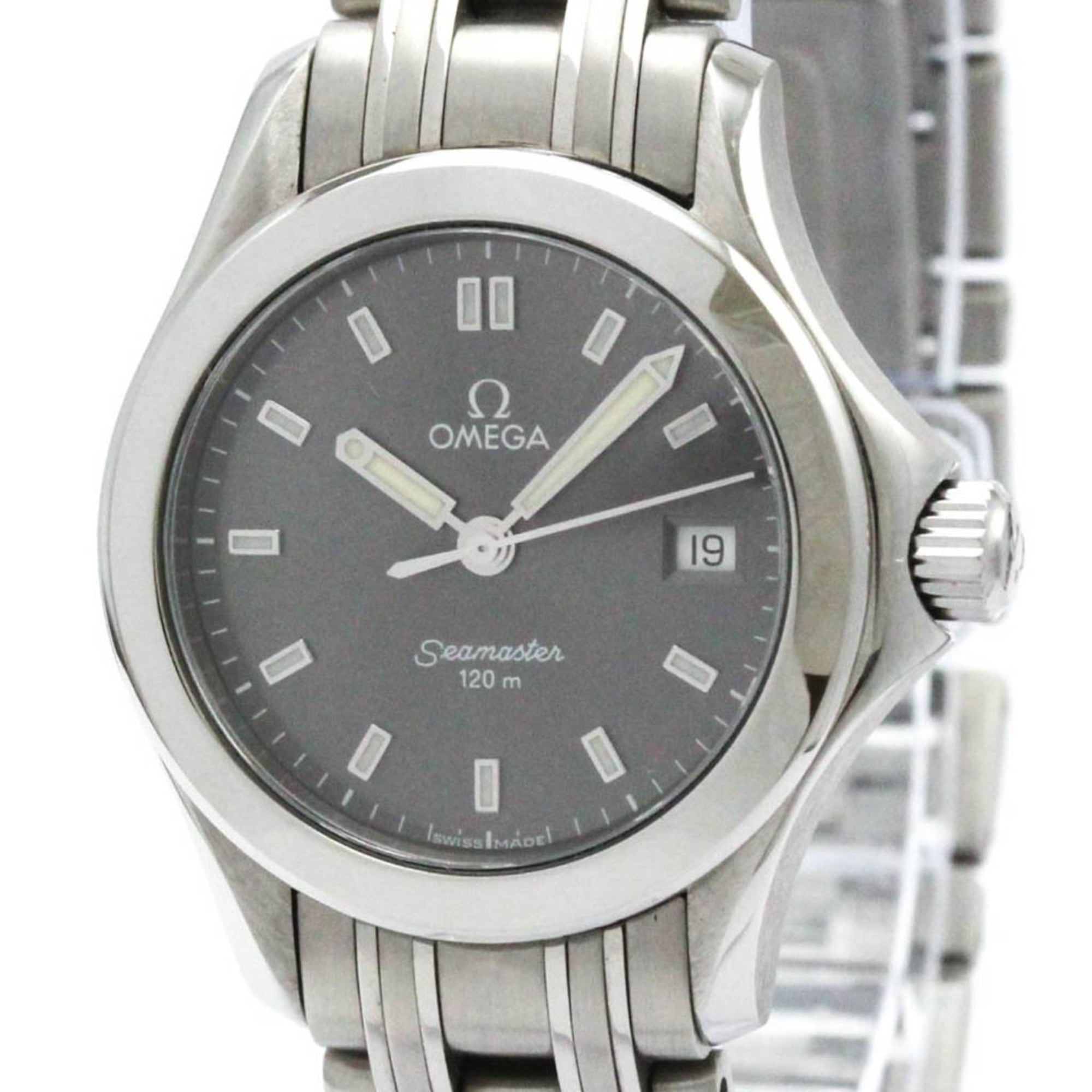 OMEGA Seamaster 120M Steel Quartz Ladies Watch 2581.43 Polished