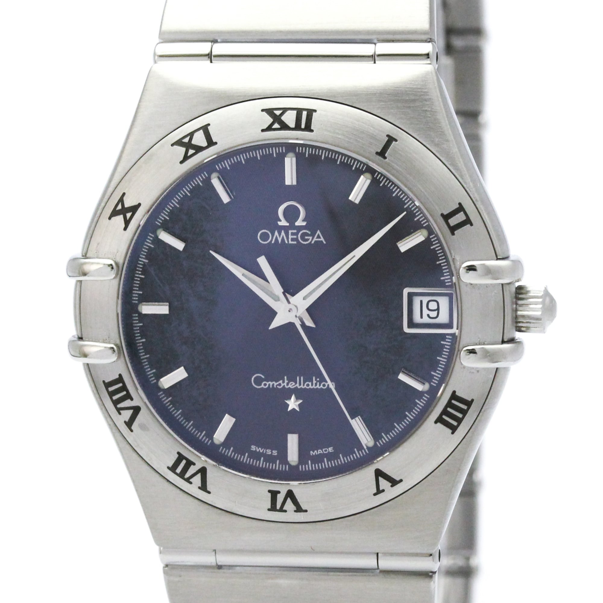 OMEGA Constellation Stainless Steel Quartz Mens Watch 1512.40 Polished