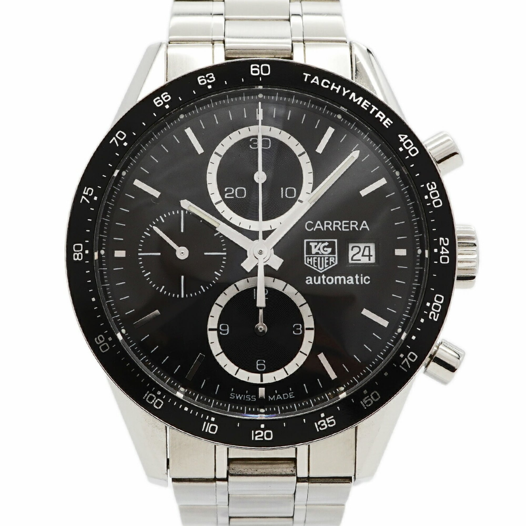 TAG Heuer Carrera CV2010 Black Dial Men\'s Watch