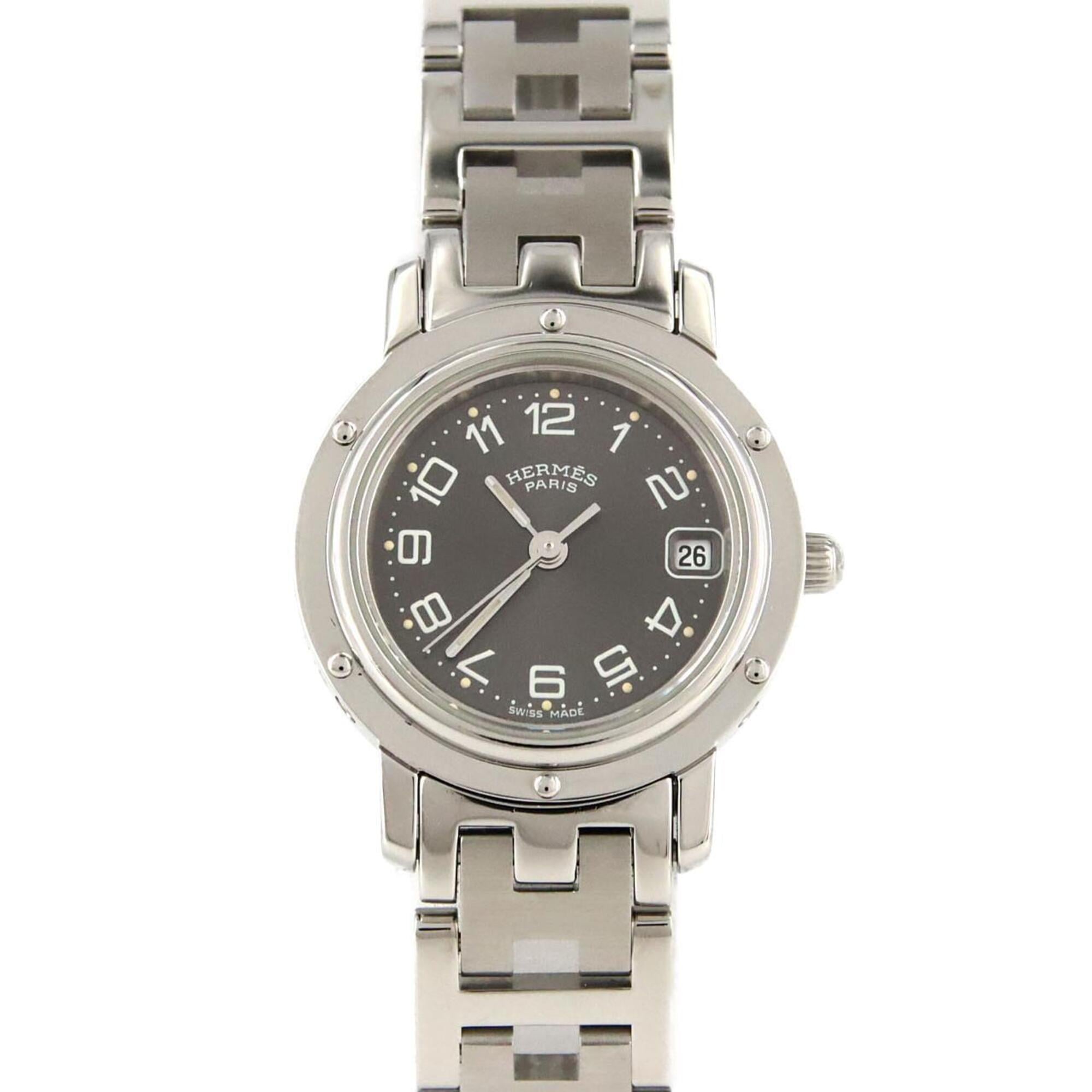 Hermes Clipper CL4.210 SS Quartz Watch