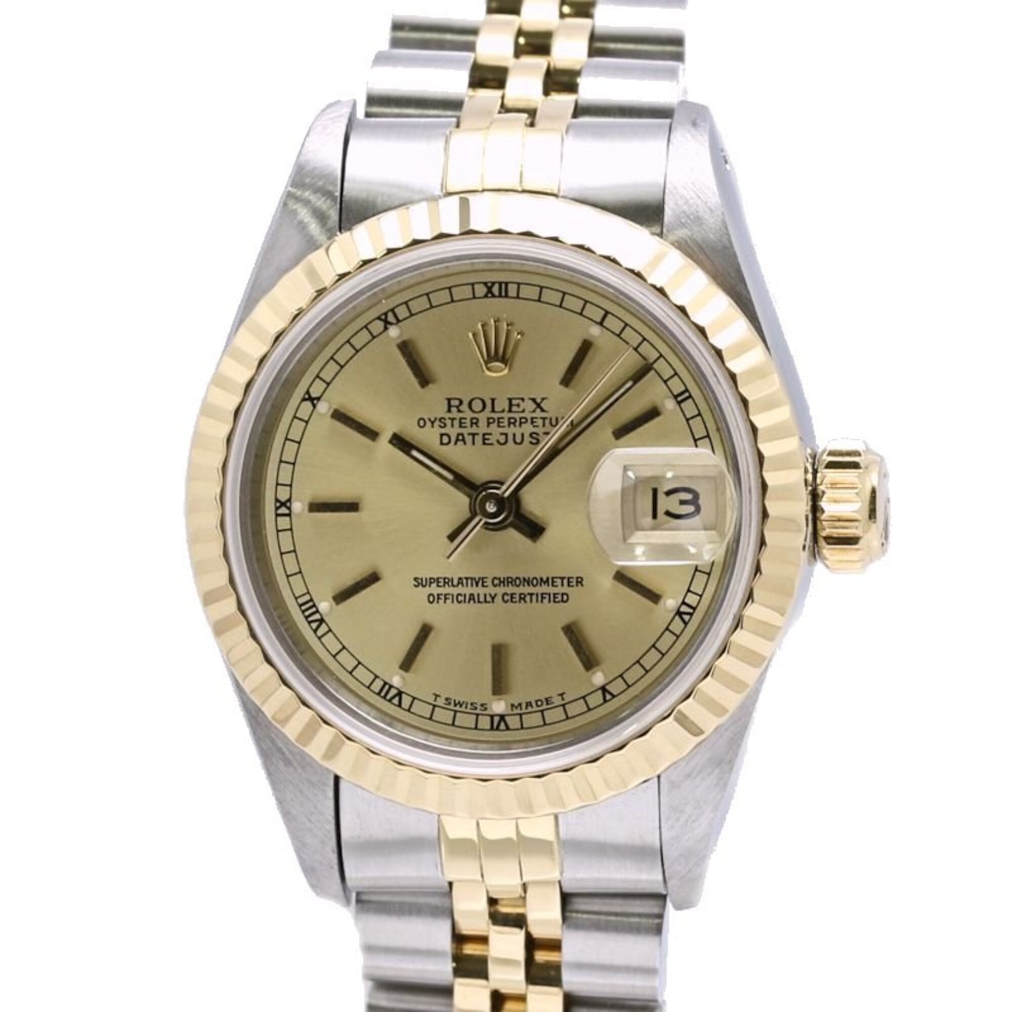 ROLEX Datejust 69173 Women\'s Watch, Stainless Steel x 18K Yellow Gold, 40461