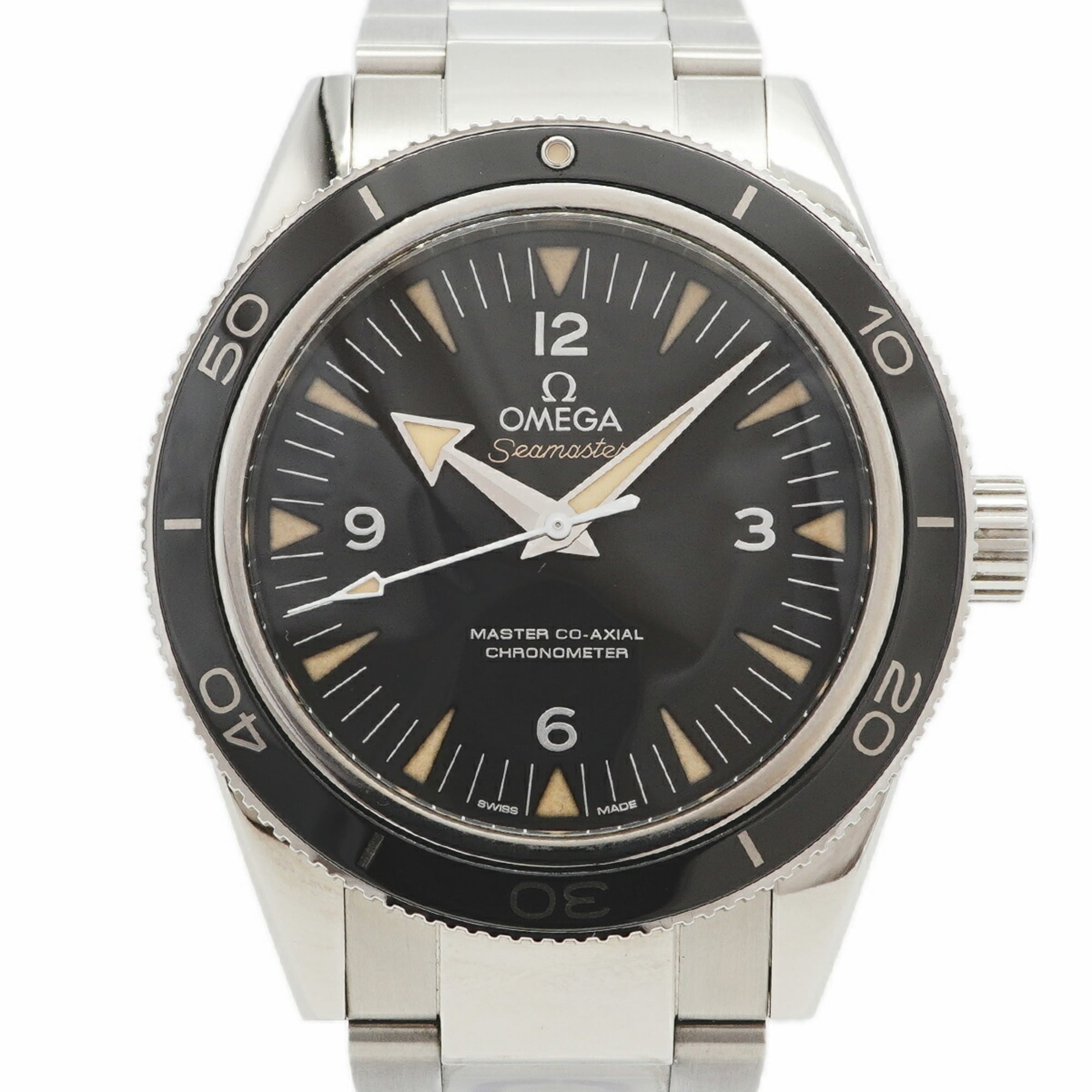 Omega Seamaster 300 Master Co-Axial 233.30.41.21.01.001 Black Dial Men\'s Watch