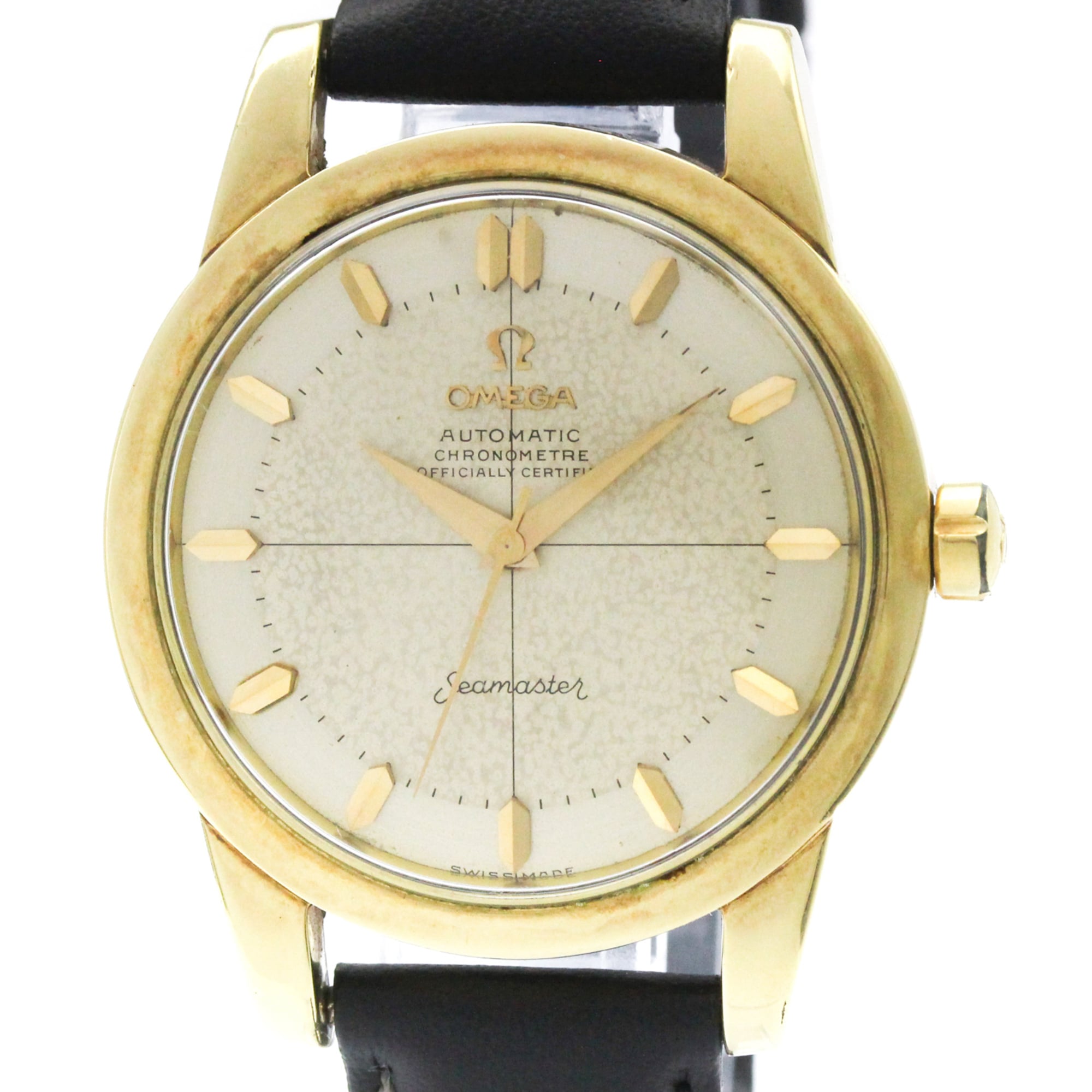 OMEGA Seamaster Cal 505 Gold Plated Automatic Mens Watch 2854 Vintage
