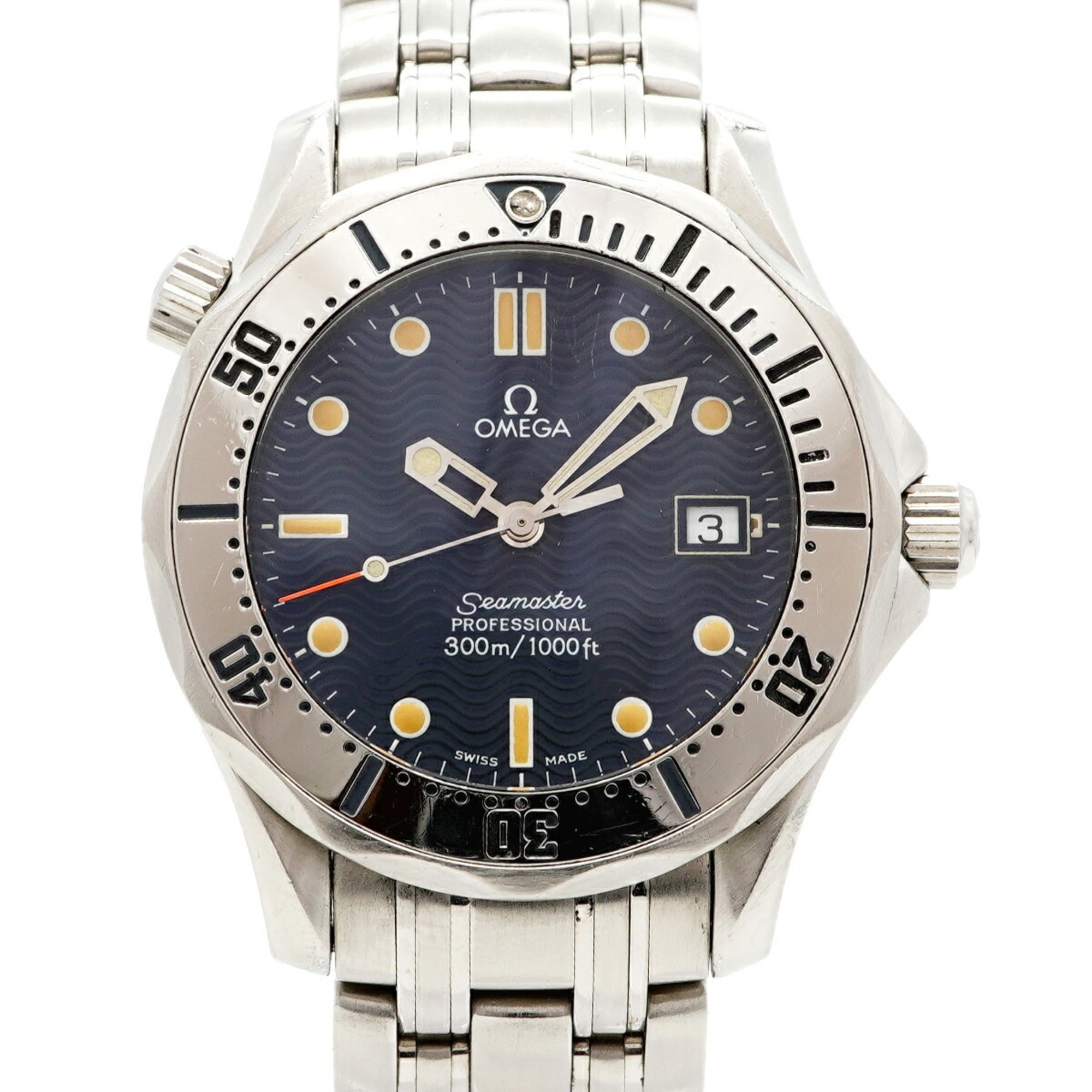 Omega Seamaster 2562.80 Navy Dial Watch (Boys\' Size)