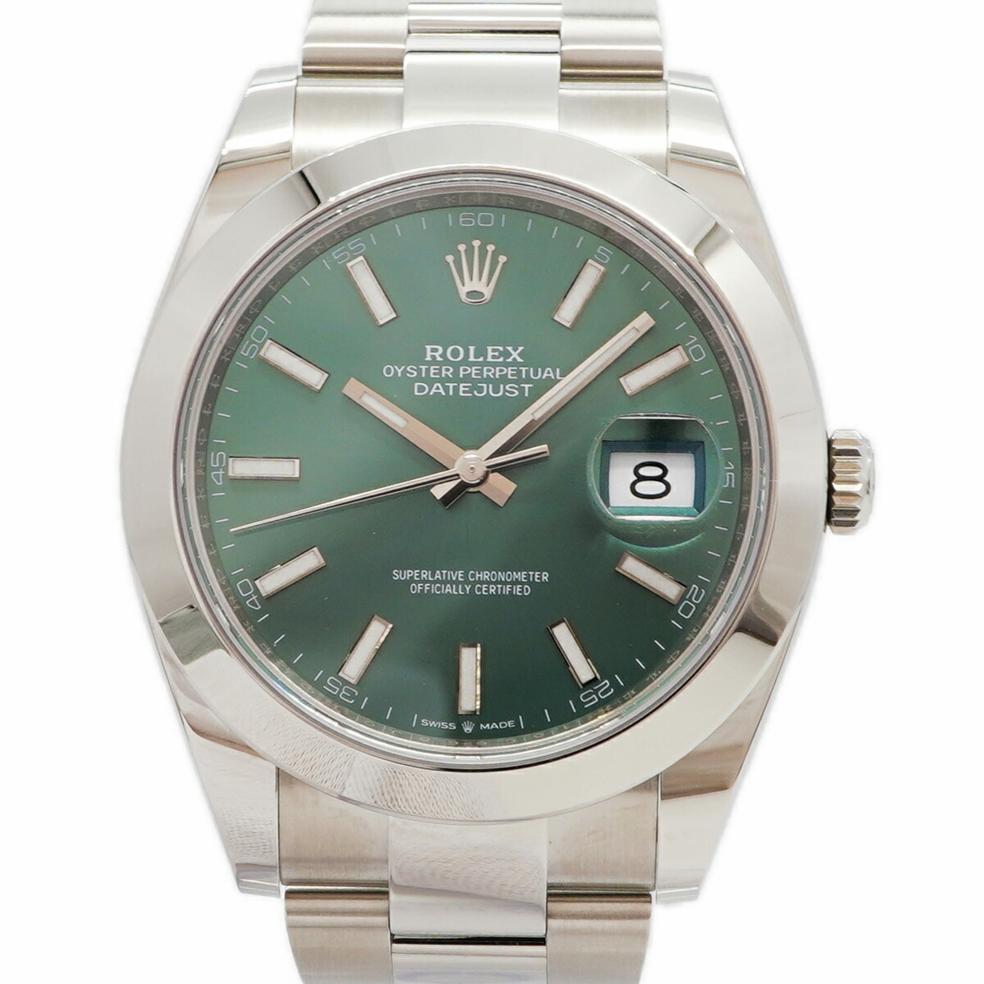 Rolex Datejust 41 126300 Green Dial Men\'s Watch