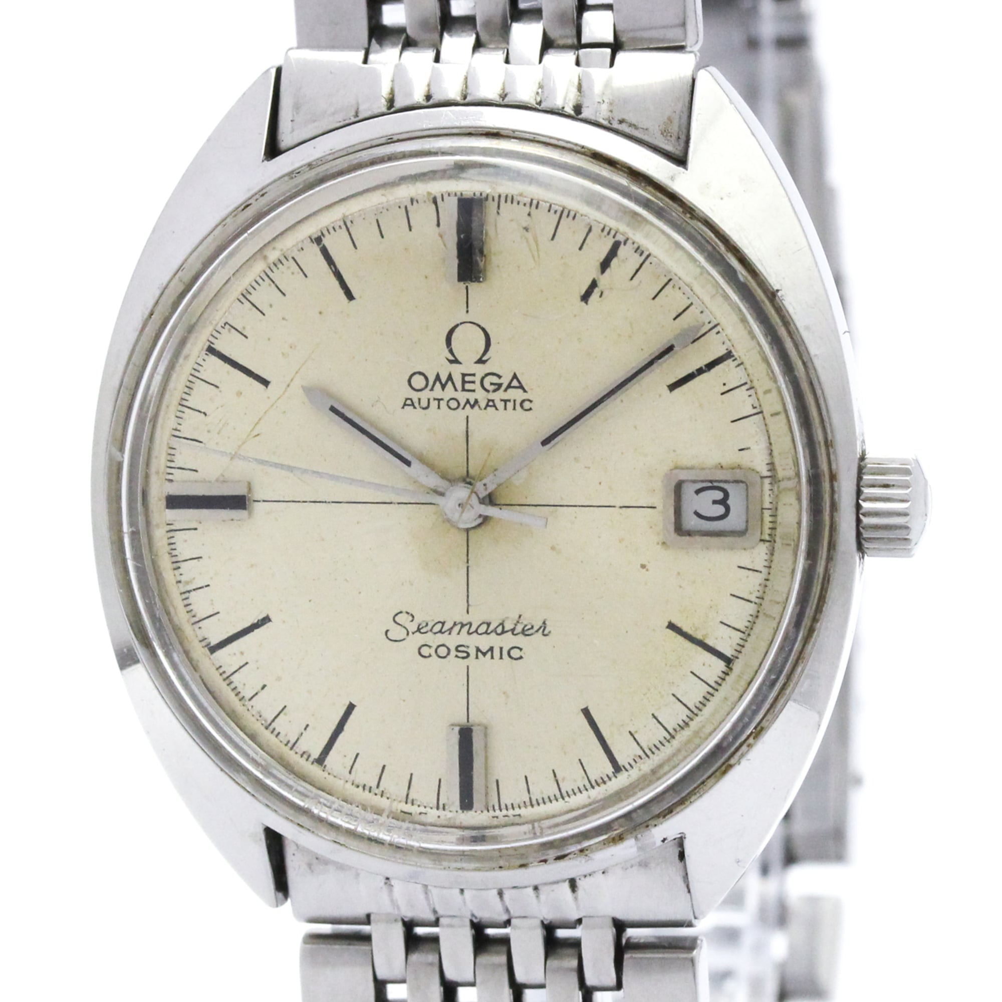 OMEGA Seamaster Cosmic Cal 565 Steel Automatic Mens Watch 166.023 Vintage