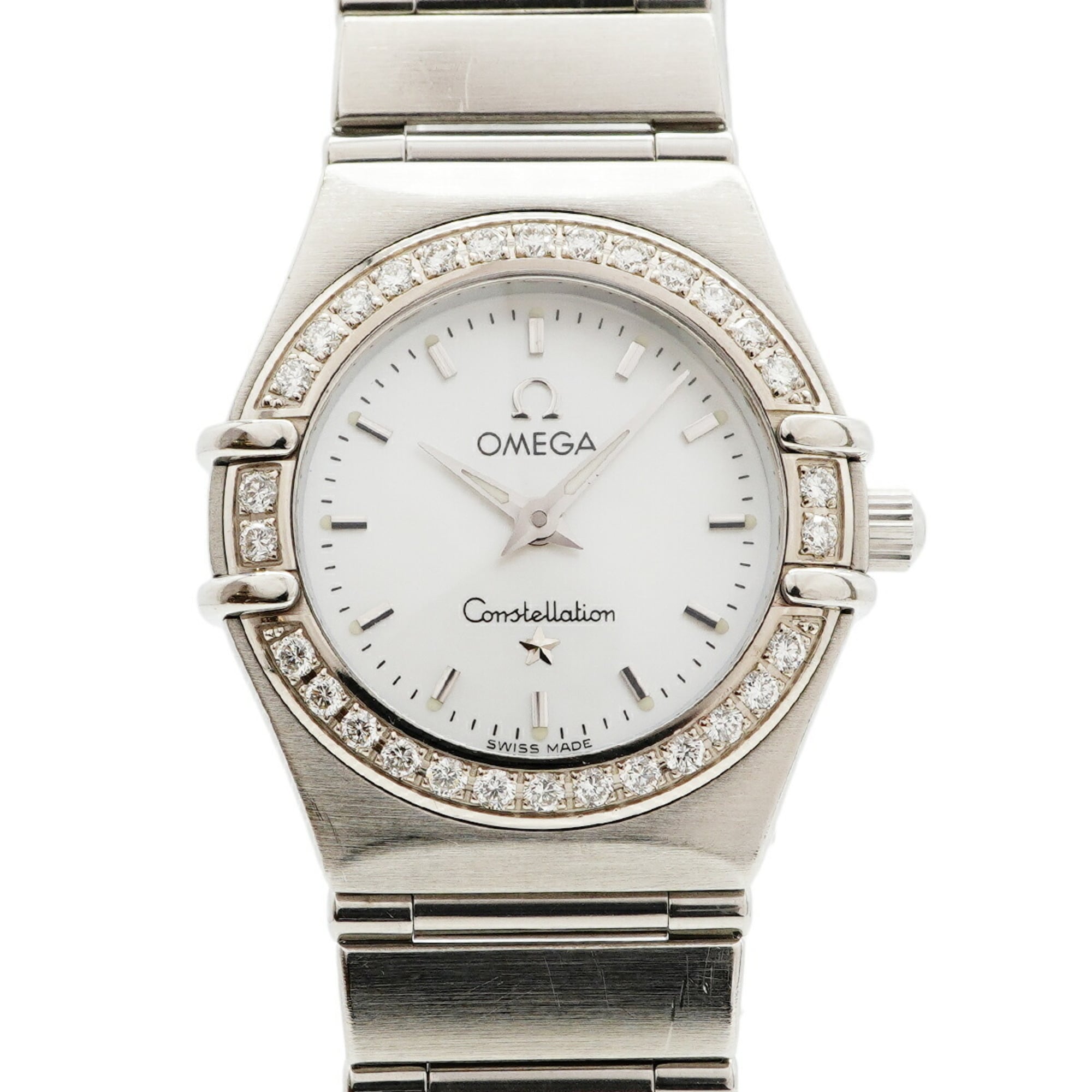 Omega Constellation Diamond 1466.71 White Dial Women\'s Watch