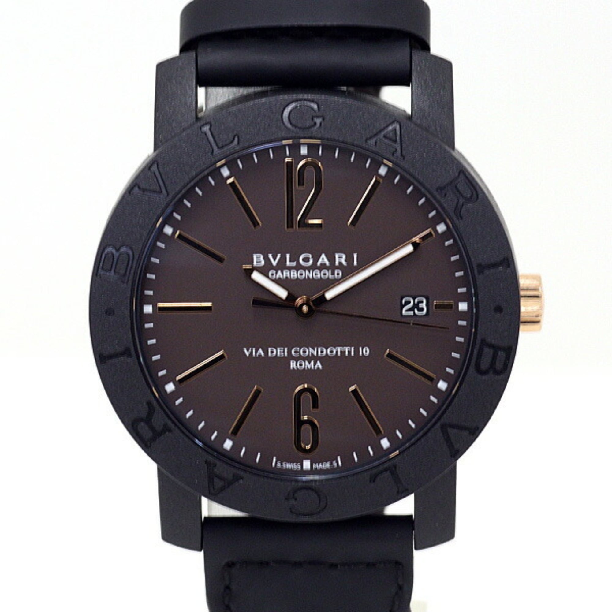 Bulgari BVLGARI Men\'s Watch BBP40C11CGLD Automatic BB40CL