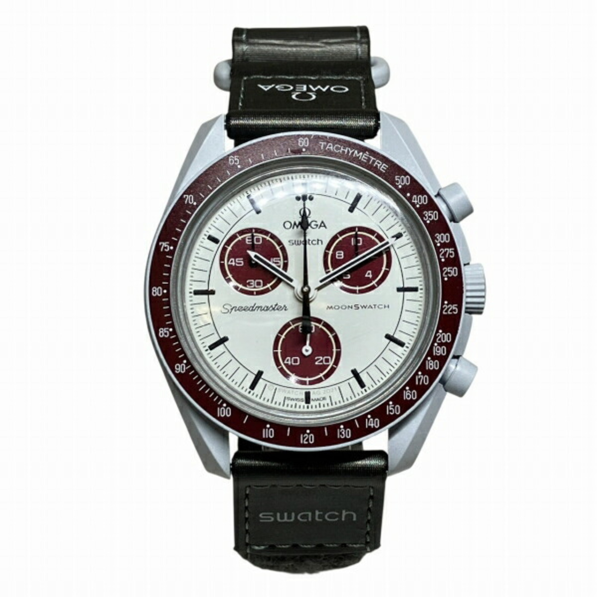 Omega x Swatch MoonSwatch Mission to Pluto SO33M101 Quartz Watch Men\'s